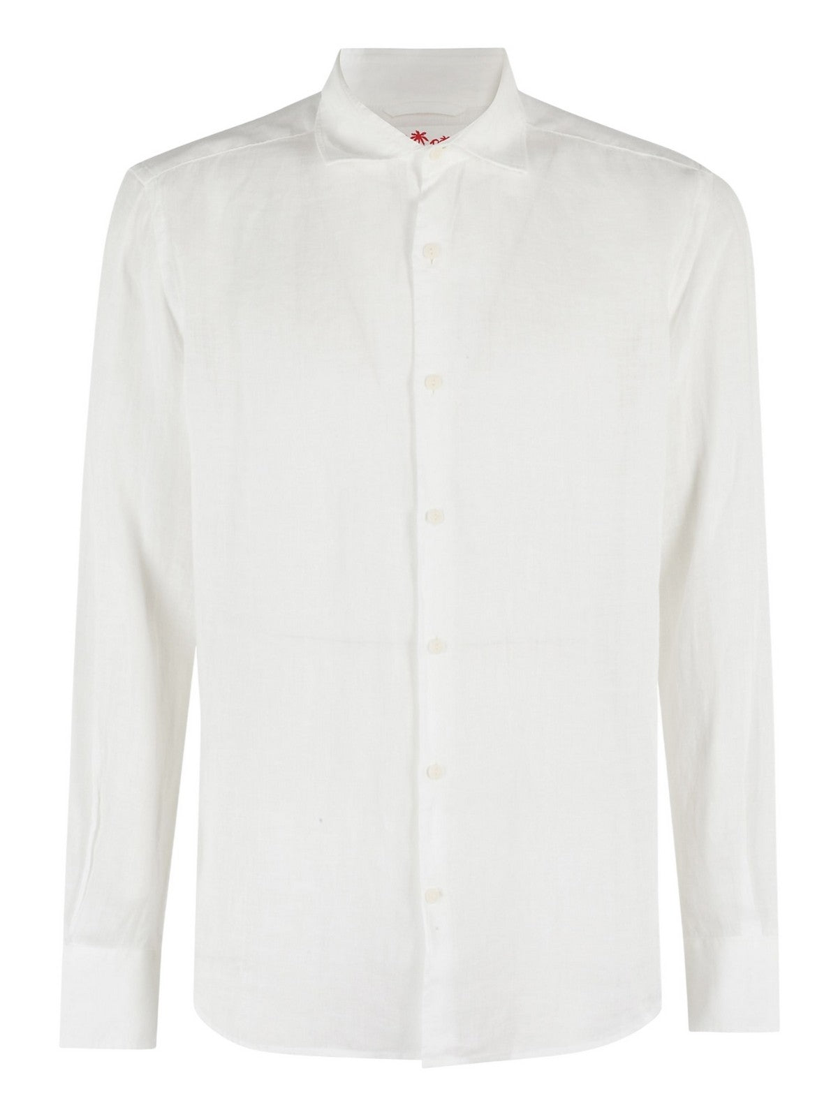 MC2 SAINT BARTH Camicia Uomo PAMPLONA 01896H LINEN 01 WHITE gioboutiqueweb