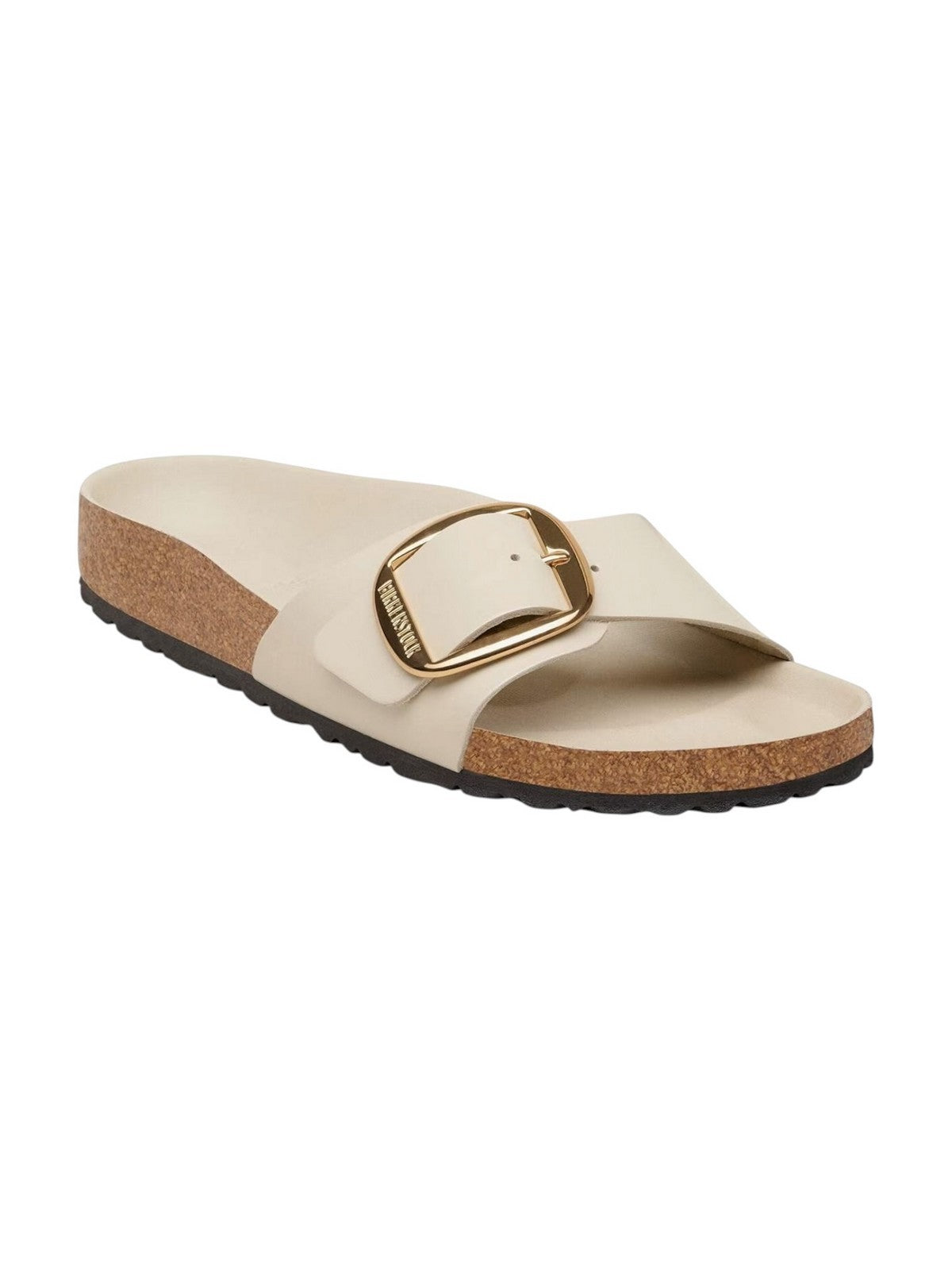 BIRKENSTOCK Sandalo Donna Madrid Big Buckle HEX shine oyster, Natural Lea 1031823 SHINE OYSTER