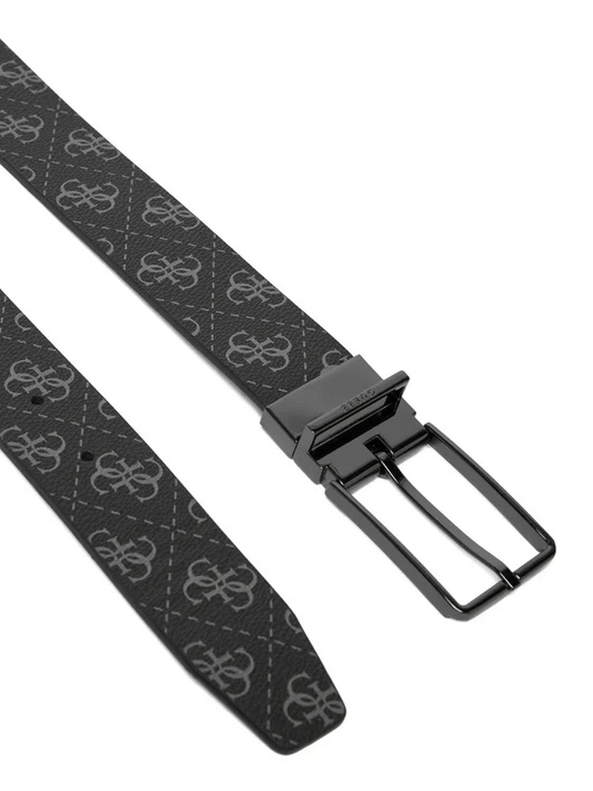GUESS Cintura Uomo GIFT BELT + KEYRING GFBOXM P6104 DAB DARK BLACK