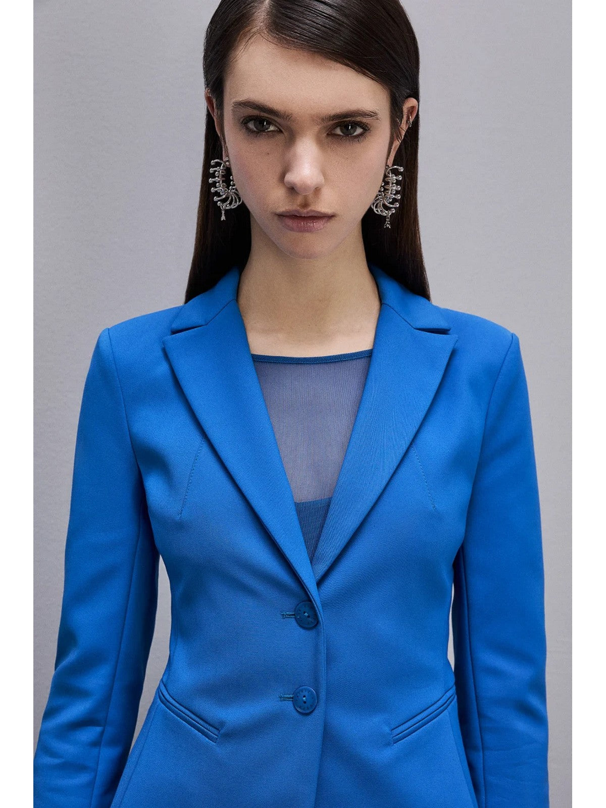 PATRIZIA PEPE Giacca Donna CSA112 AQ39 C990 Blu gioboutiqueweb