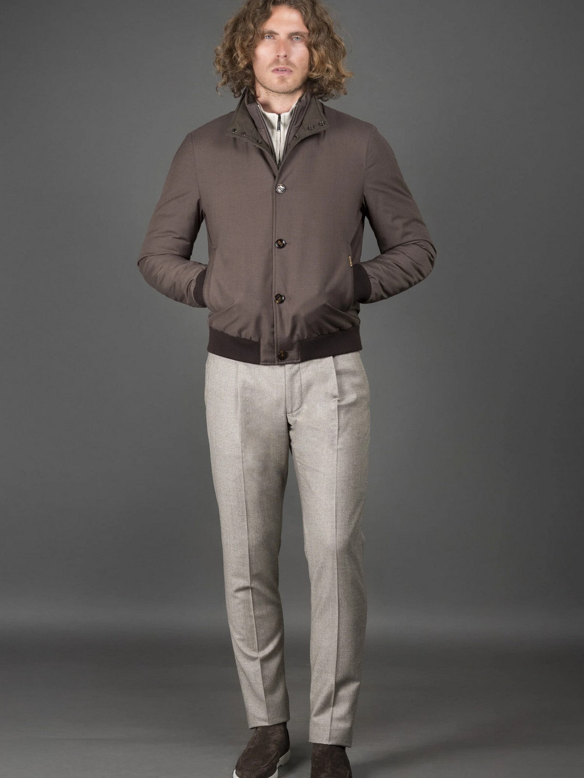 MOORER Piumino Uomo JANOS-PUM MOUBO100246 TEPA184 GLASSE'