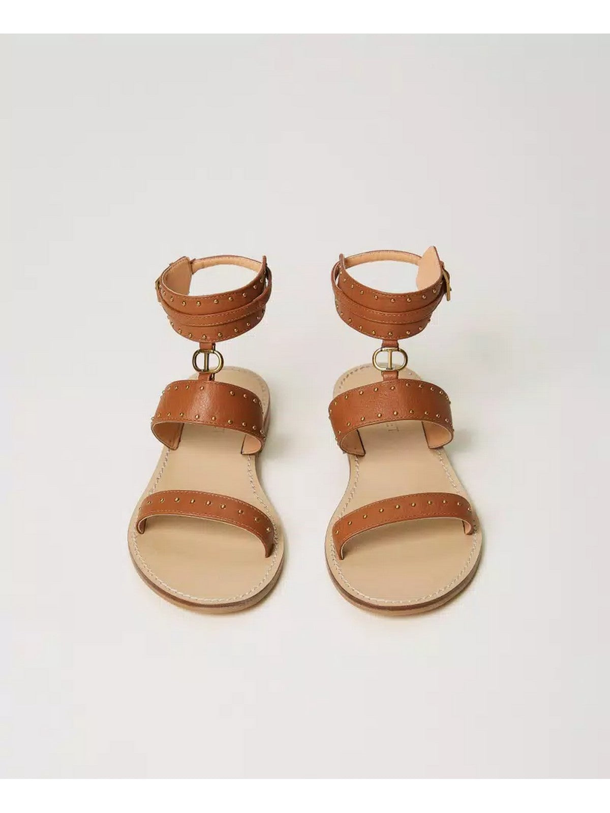 Twinset Sandalo Donna 241TCT050 00057 Brown