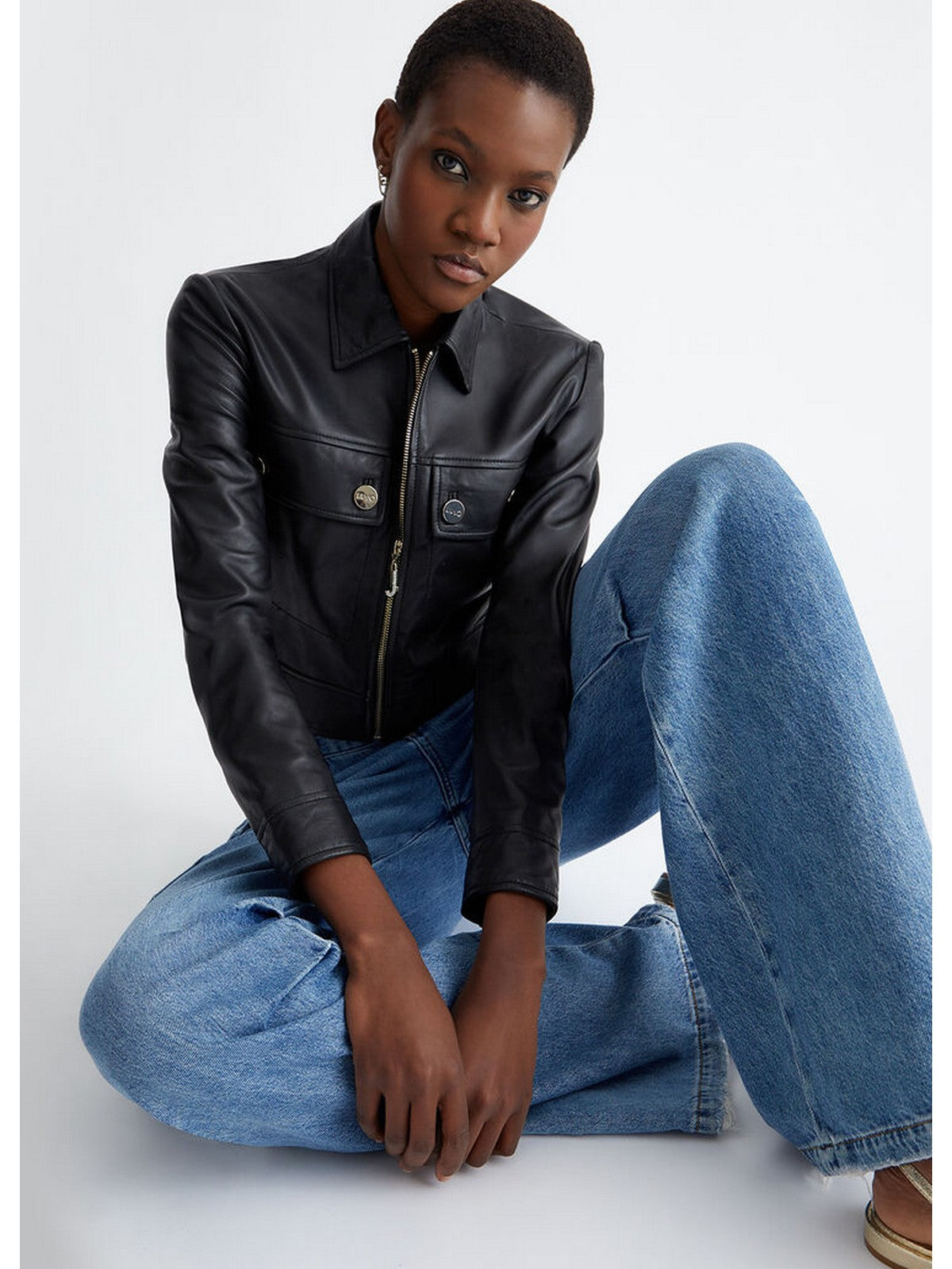 Liu Jo Black Woman Jacket CA4254P0336 22222 Schwarz