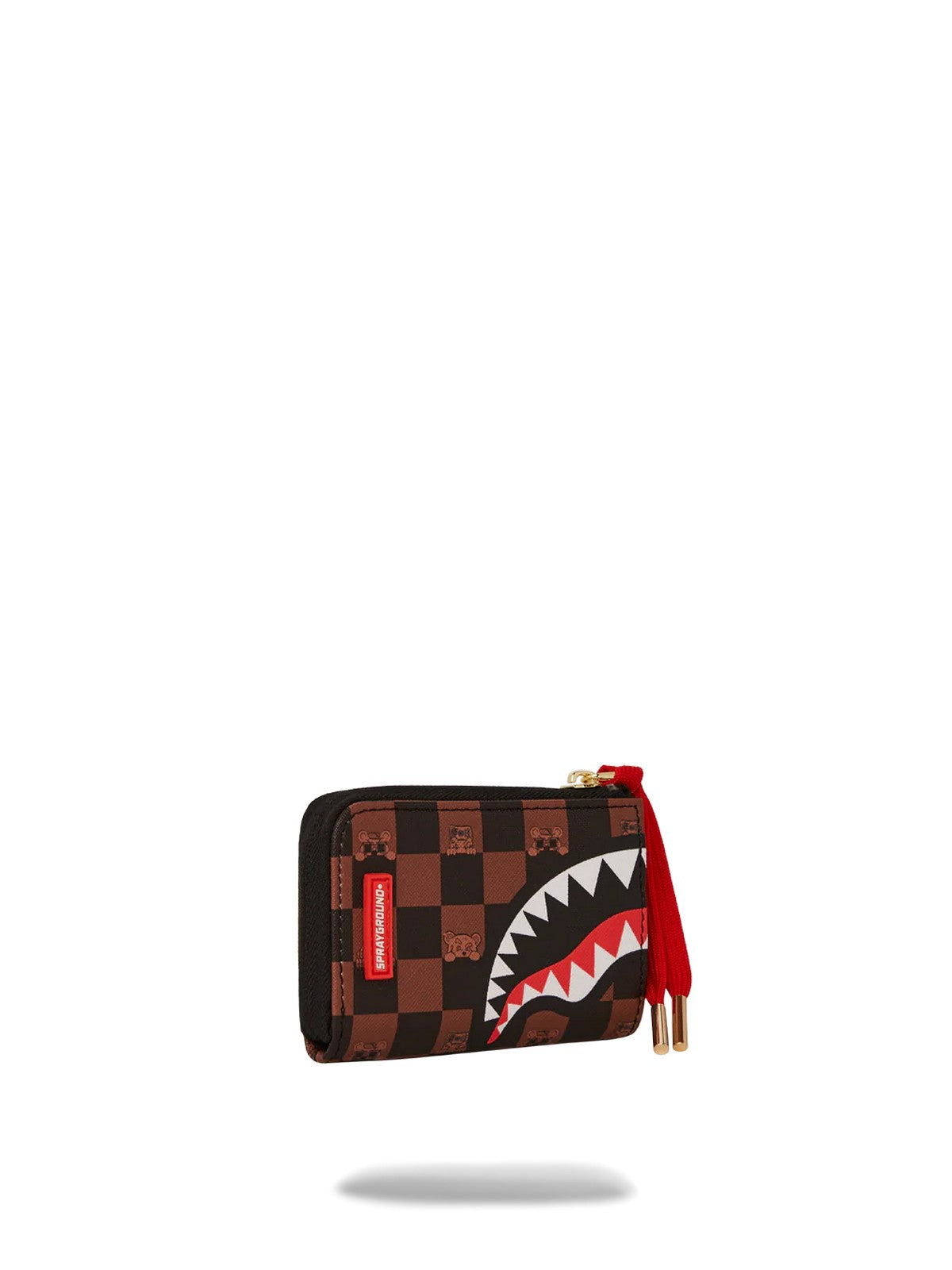 SPRAYGROUND Portafoglio Uomo PEEKING CHARACTER CHECK WALLET 910W7508NSZ Marrone gioboutiqueweb