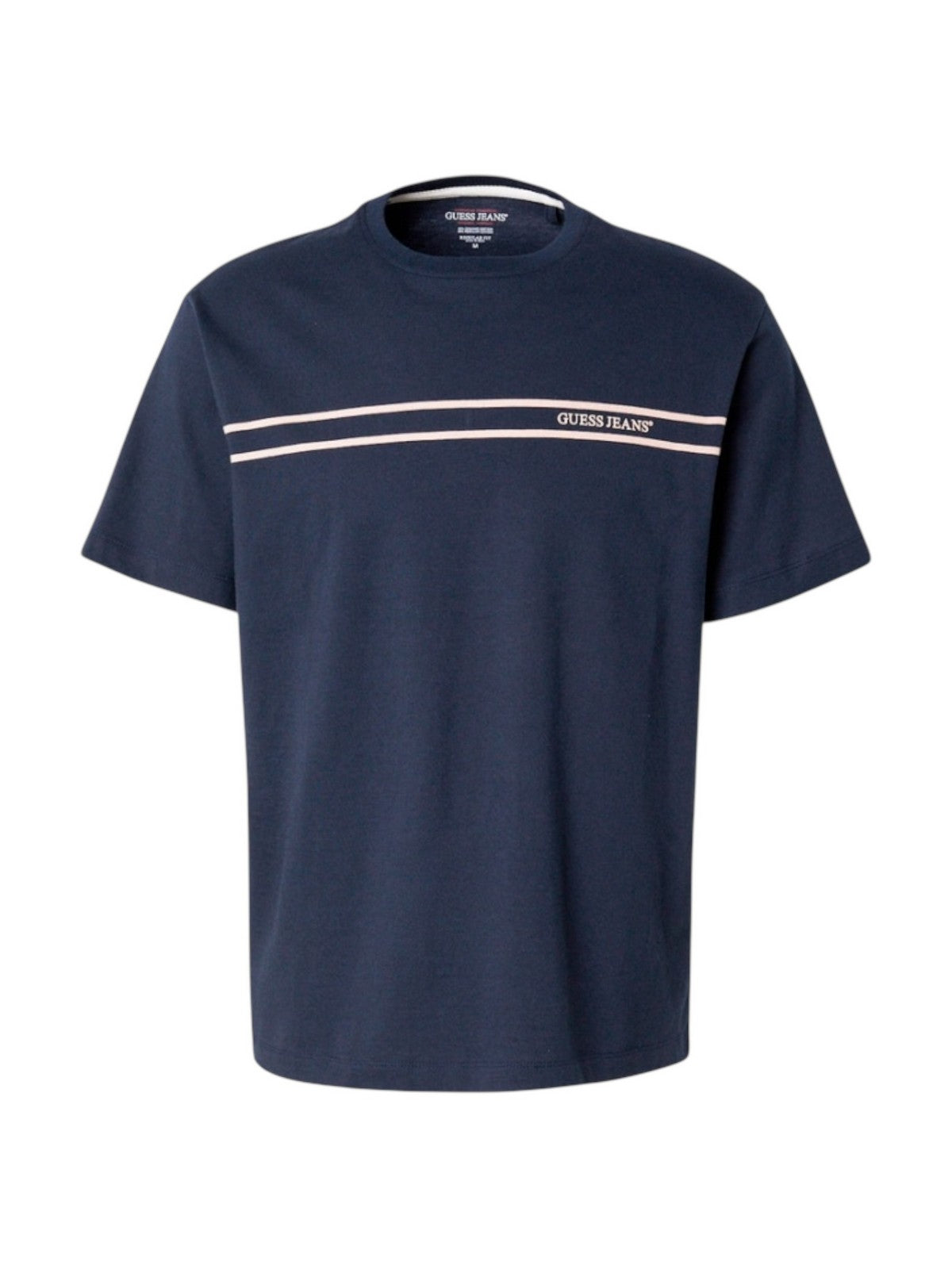 GUESS T-shirt Uomo GJ SS CN REG CHEST STRIPE TEE M5RI78 KCPQ1 A71W DARING OCEAN gioboutiqueweb