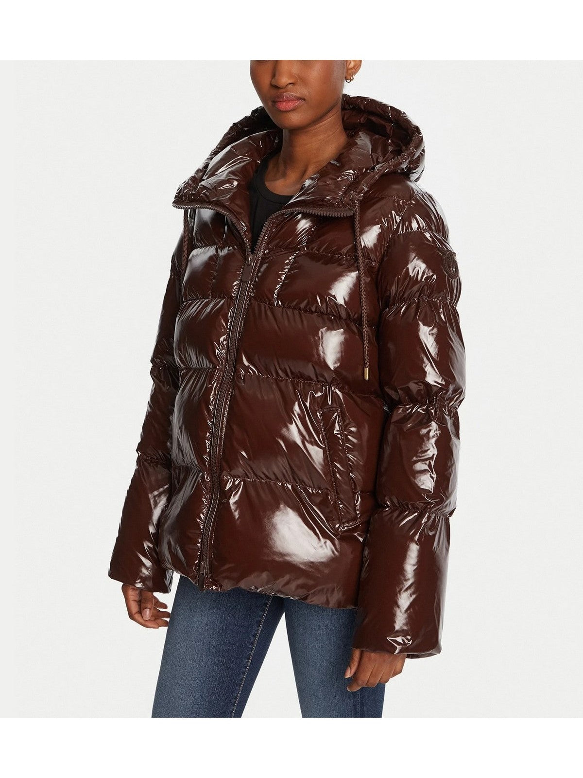 PINKO Piumino Donna ELEODORO CABAN 101597-A2P7 M22 MARRONE-SASSICAIA