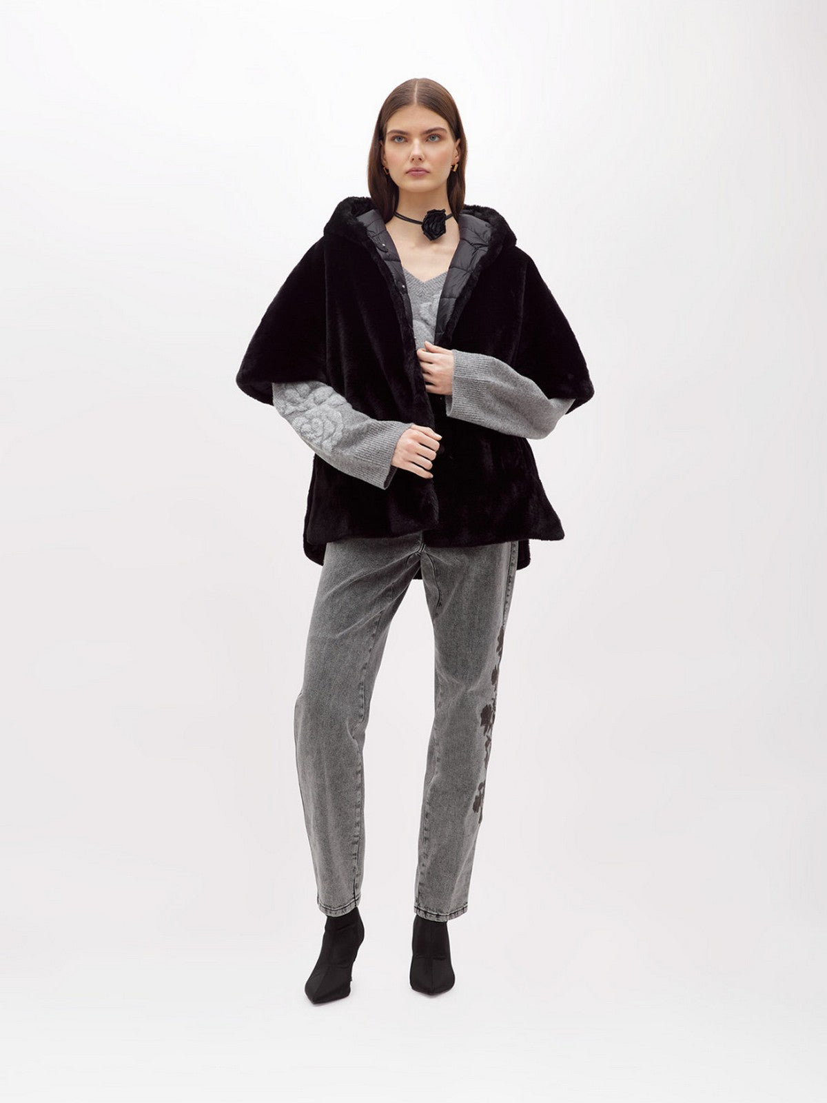 BLUGIRL Mantella Donna PF5004T0300 22222 Nero