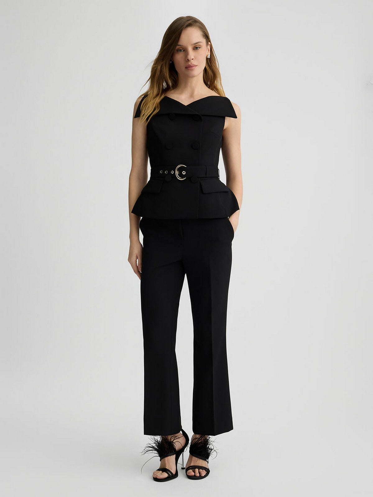 LIU JO BLACK Pantalone Donna CA5094T2200 22222 Nero gioboutiqueweb