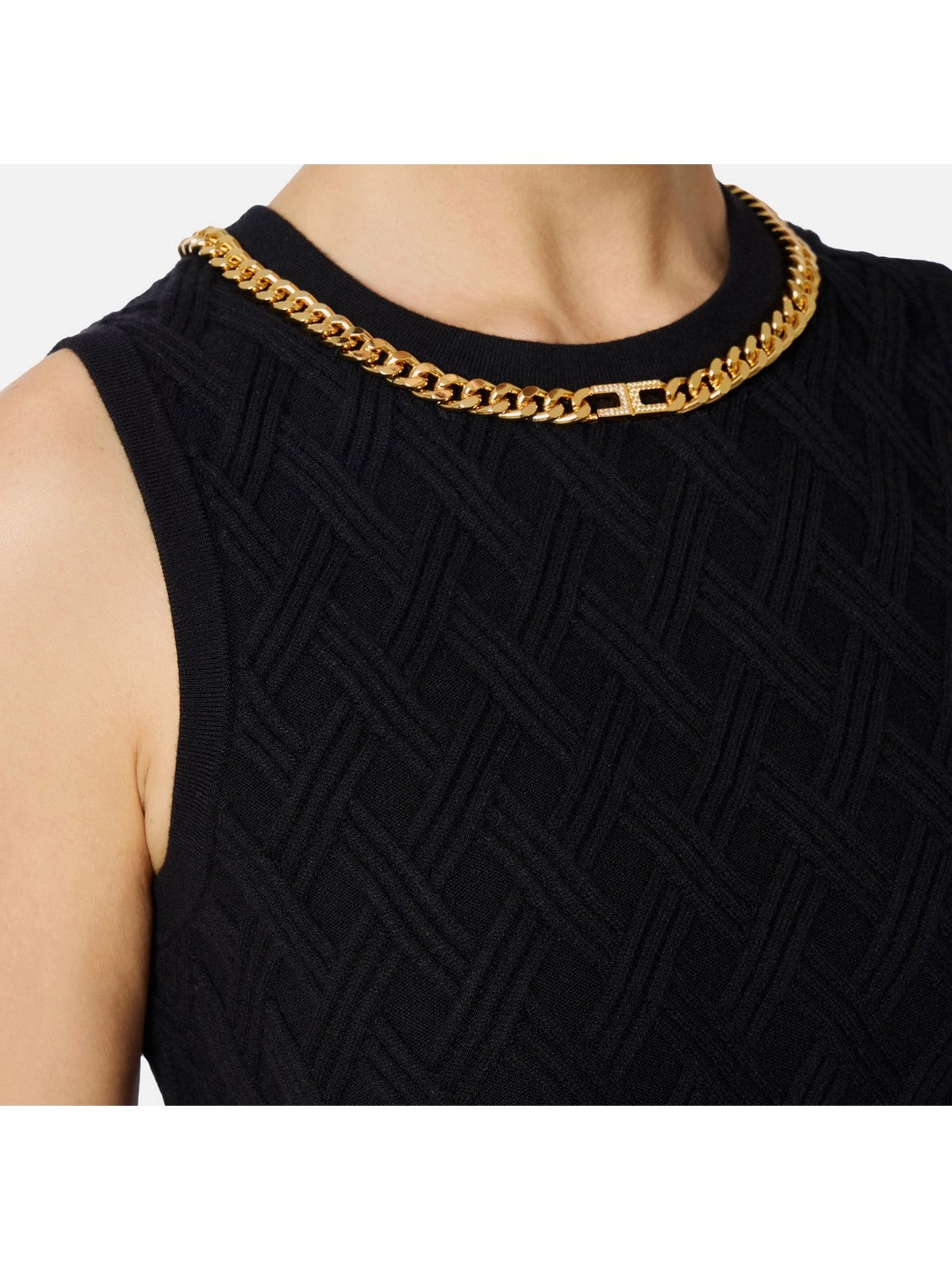 ELISABETTA FRANCHI Top Donna TK60B56E2 110 Nero gioboutiqueweb