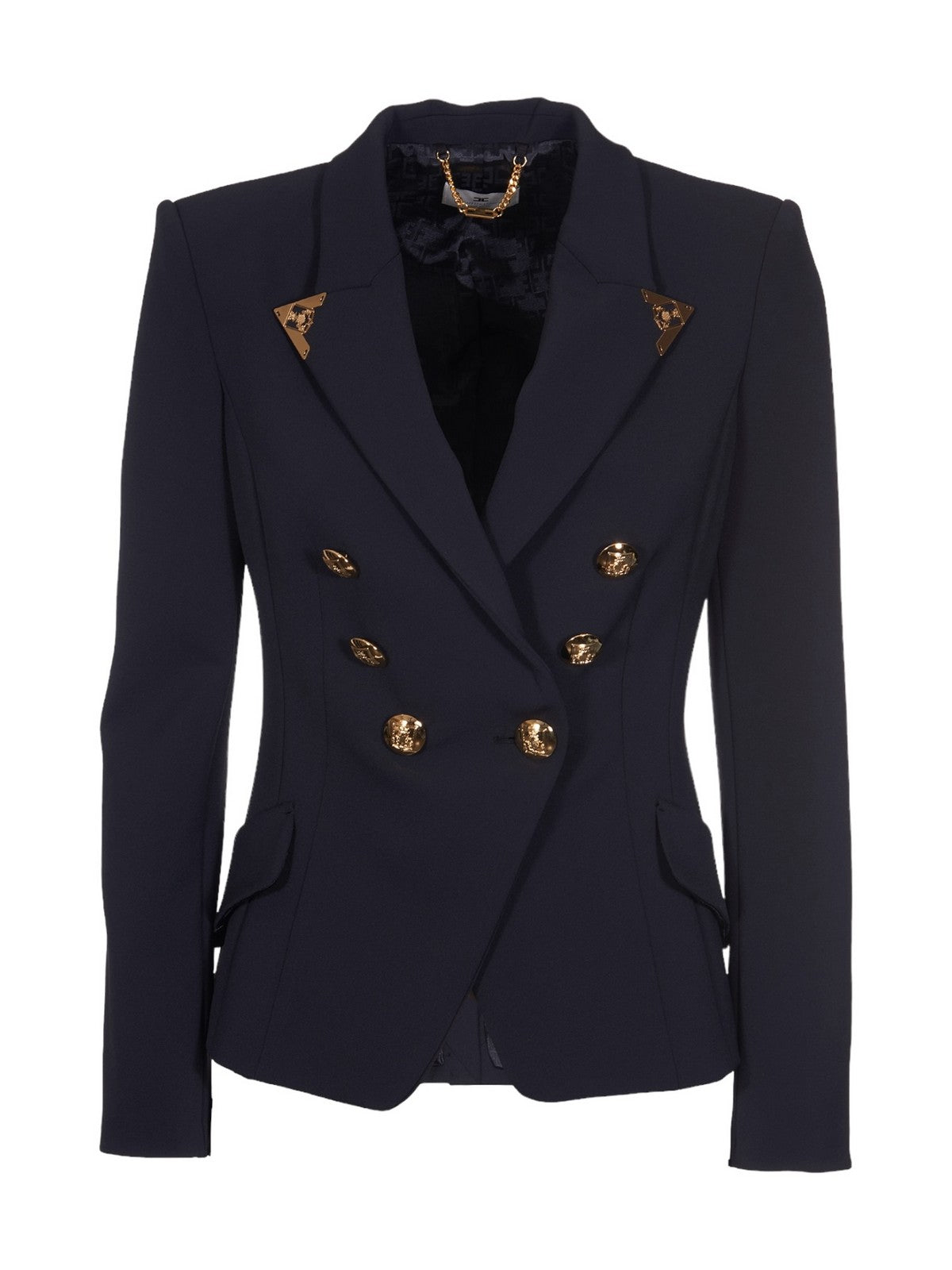 ELISABETTA FRANCHI Giacca Donna GI09546E2 110 Nero gioboutiqueweb