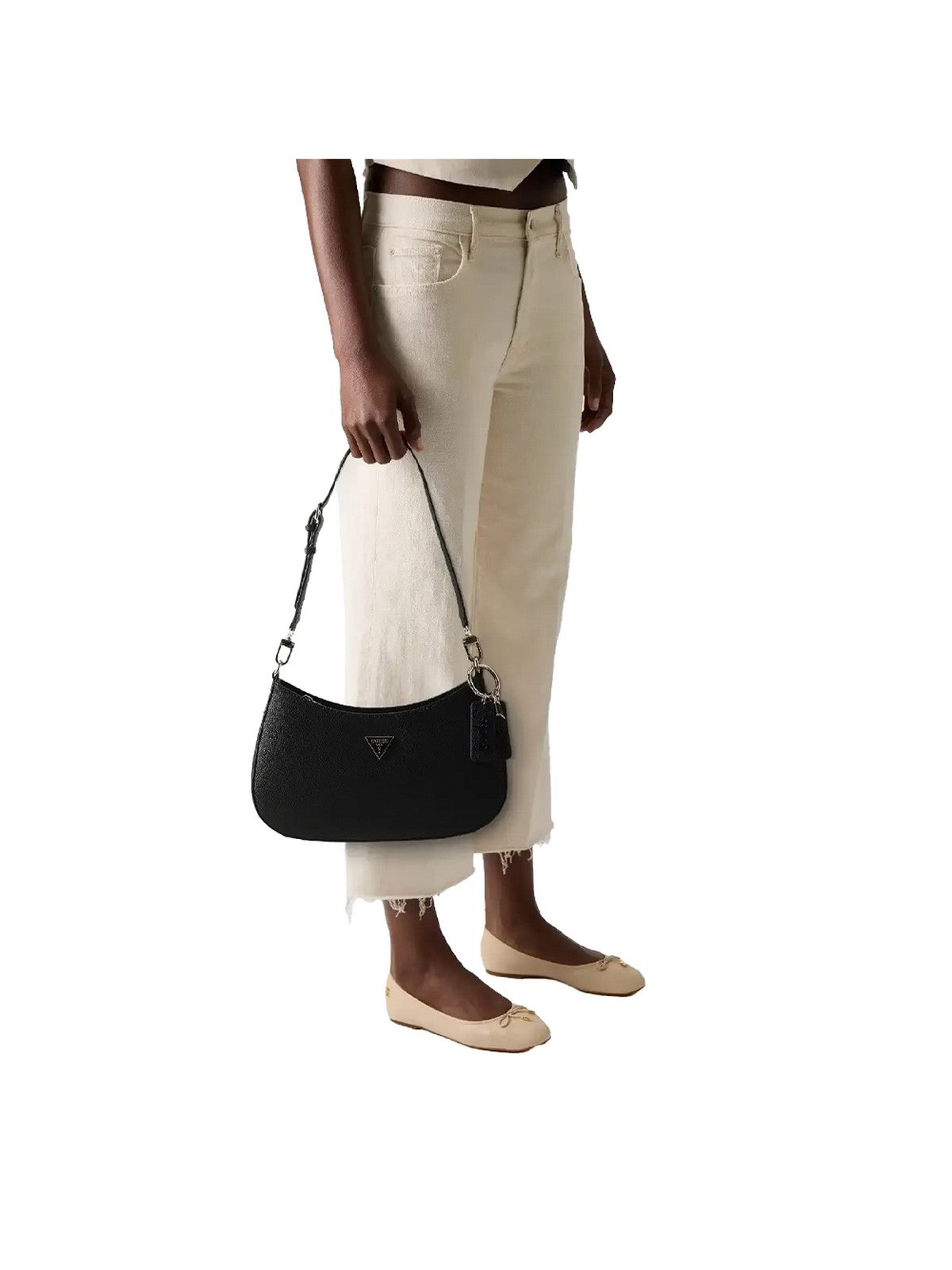 GUESS Borsa Donna NOELLE II TOP ZIP SHOULDER BAG HWZG96 72180 BLA BLACK