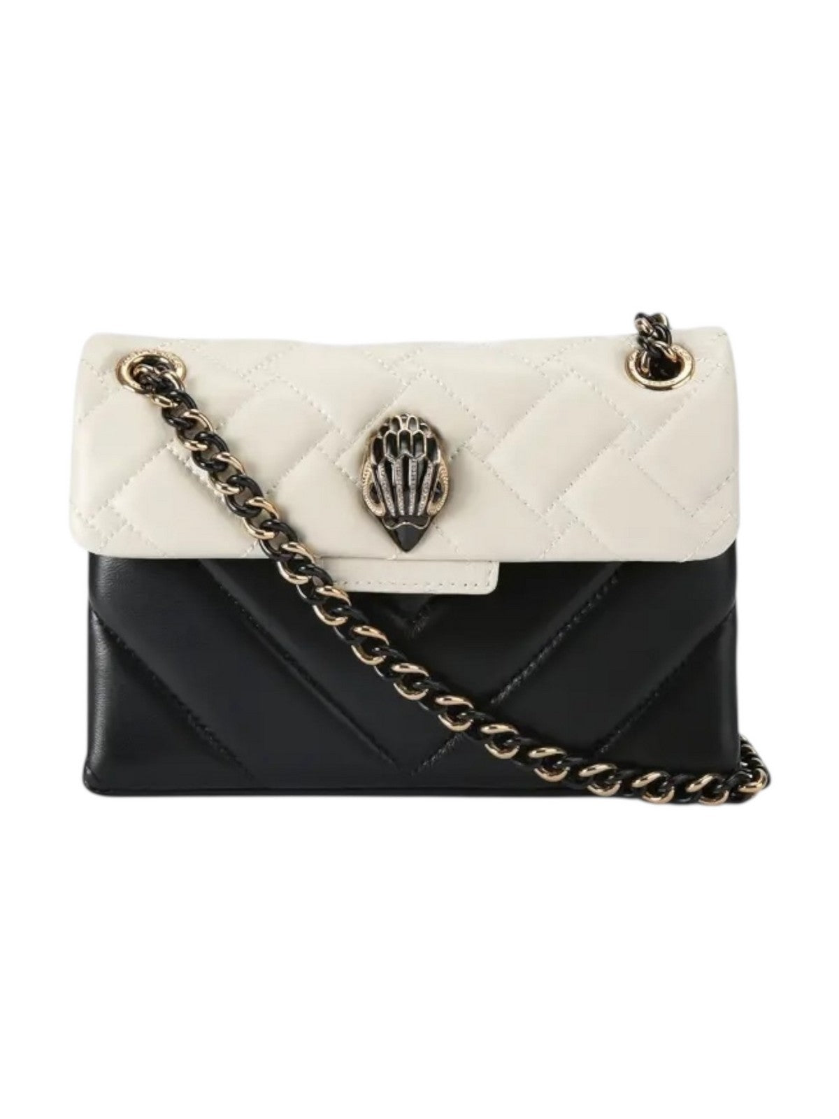 KURT GEIGER Borsa Donna MINI KENSINGTON BAG E 2723201109 BLK/WHITE BLK/WHITE