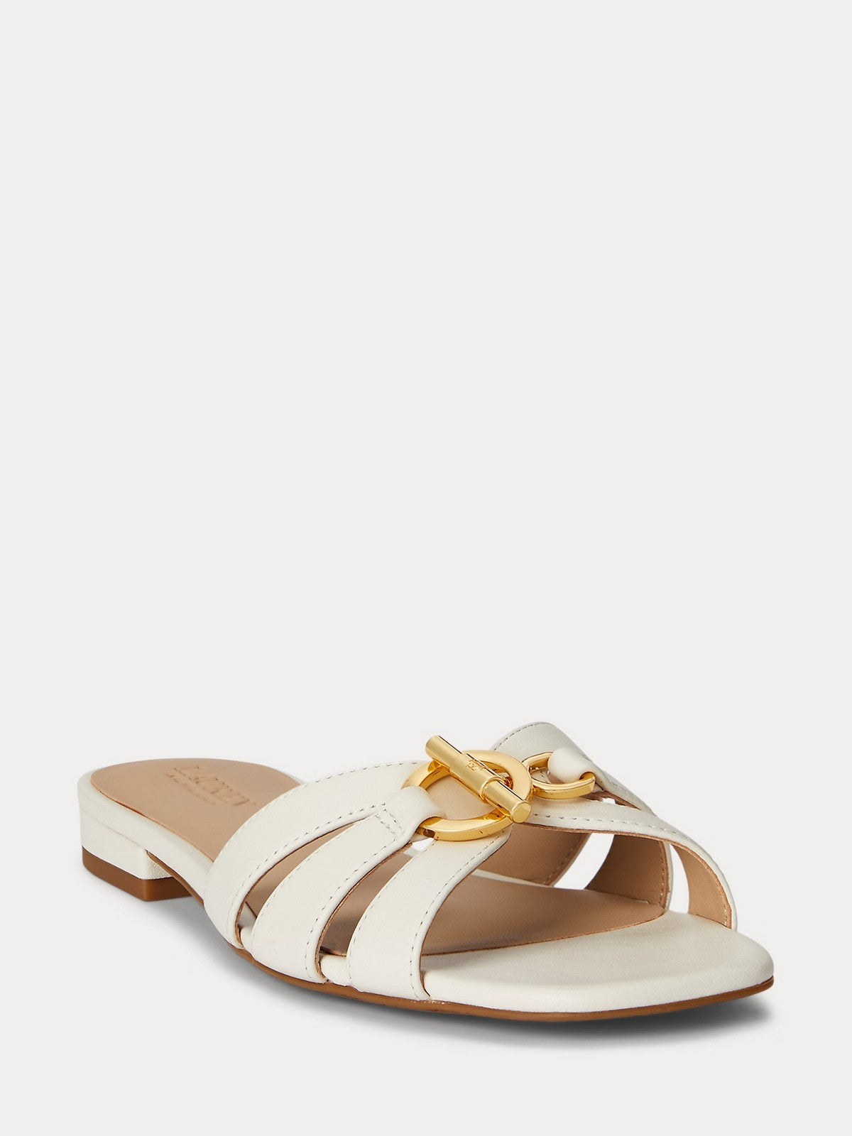 LAUREN RALPH LAUREN Ciabatta Donna BLAIKE SLIDE 802982875 007 SOFT WHITE