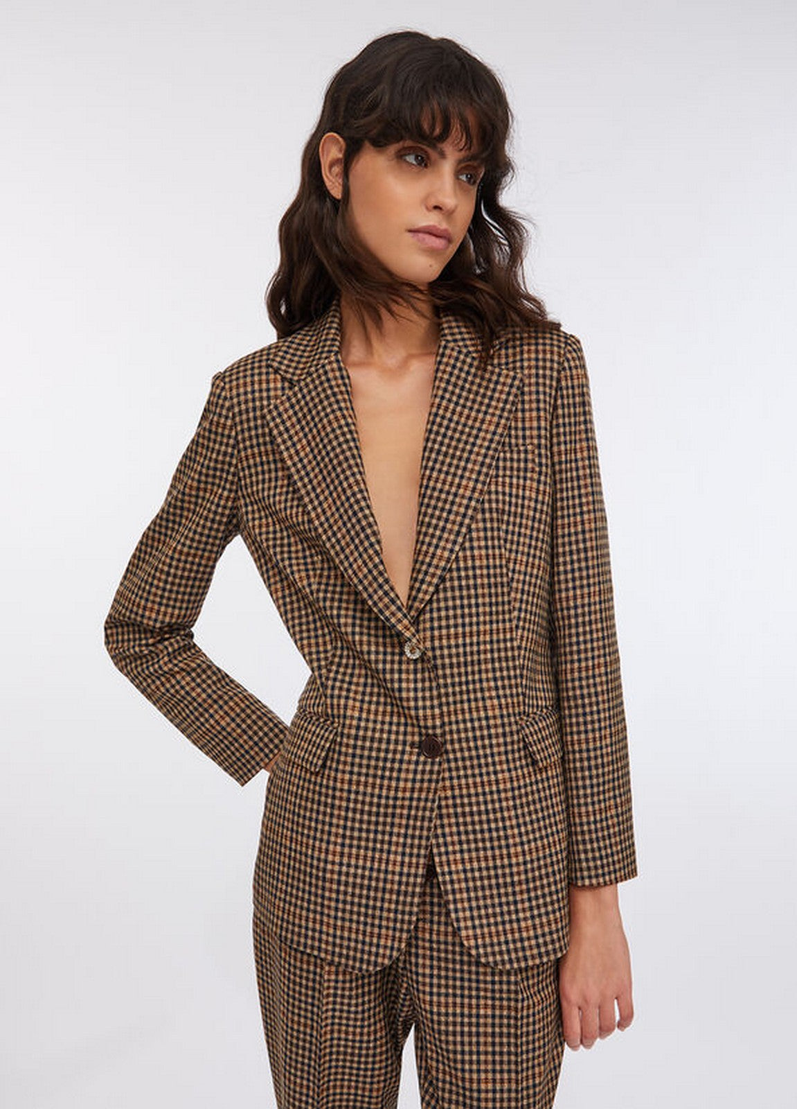 LIU JO WHITE Giacca Donna MF5158T4335 P9002 Micro c.cioc/beige/b