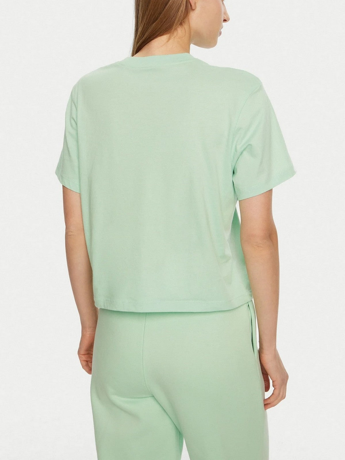 GUESS T-shirt Donna GJ SS CN BOXY MINI TRIANG TEE W4YI05 K8HM0 G8FG HOPE GREEN