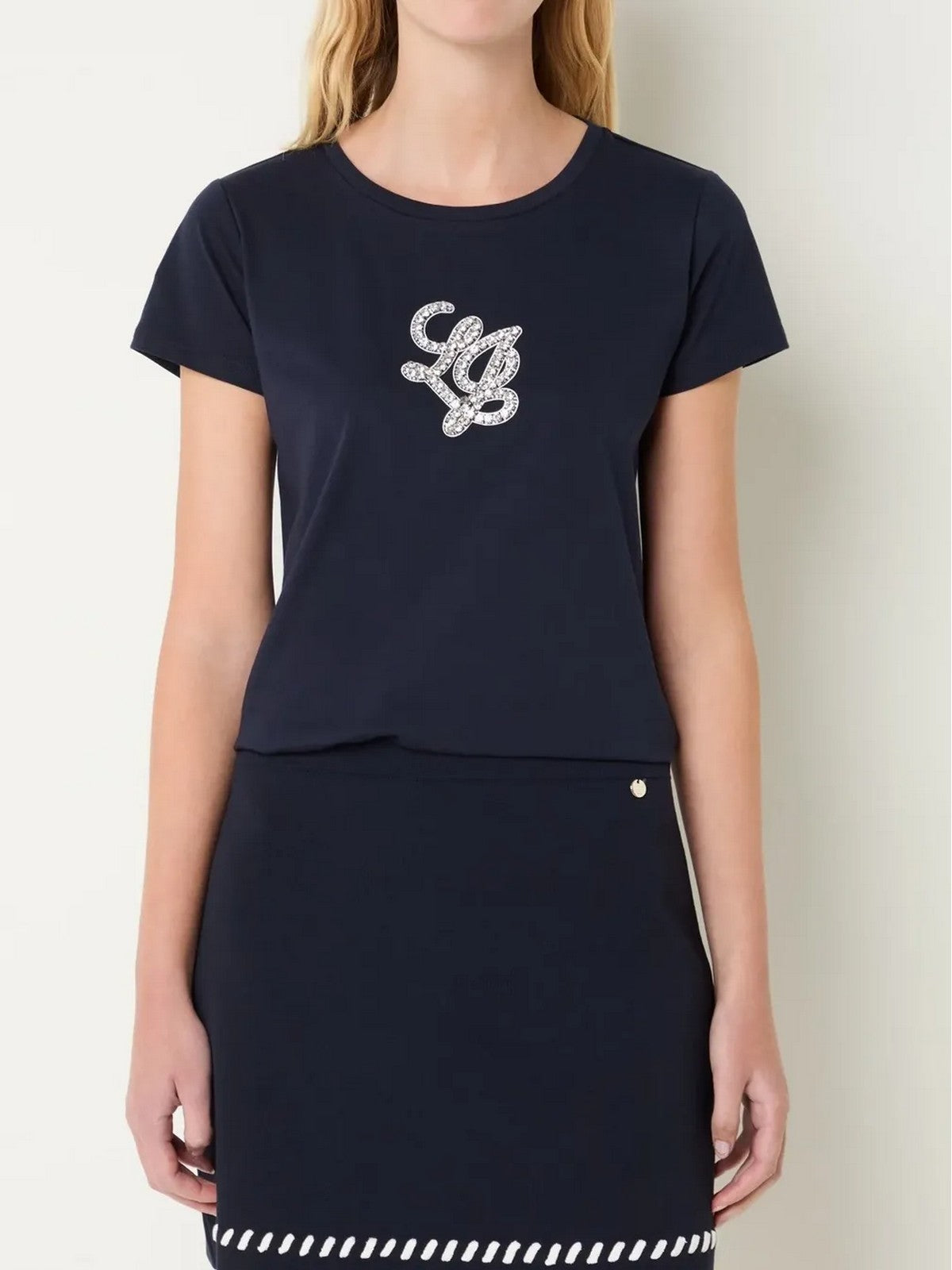 LIU JO SPORT T-shirt Donna TA6285JS923 P9304 Nt.blue sky/LJ