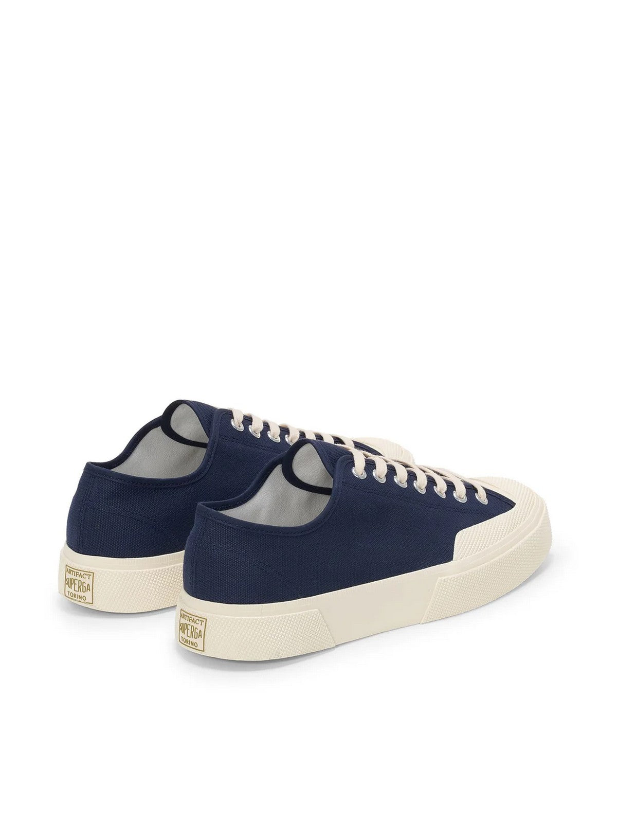 SUPERGA Sneaker Uomo 2432 WORKS LOW CUT COTTON CANV S51347W A2F Blu gioboutiqueweb