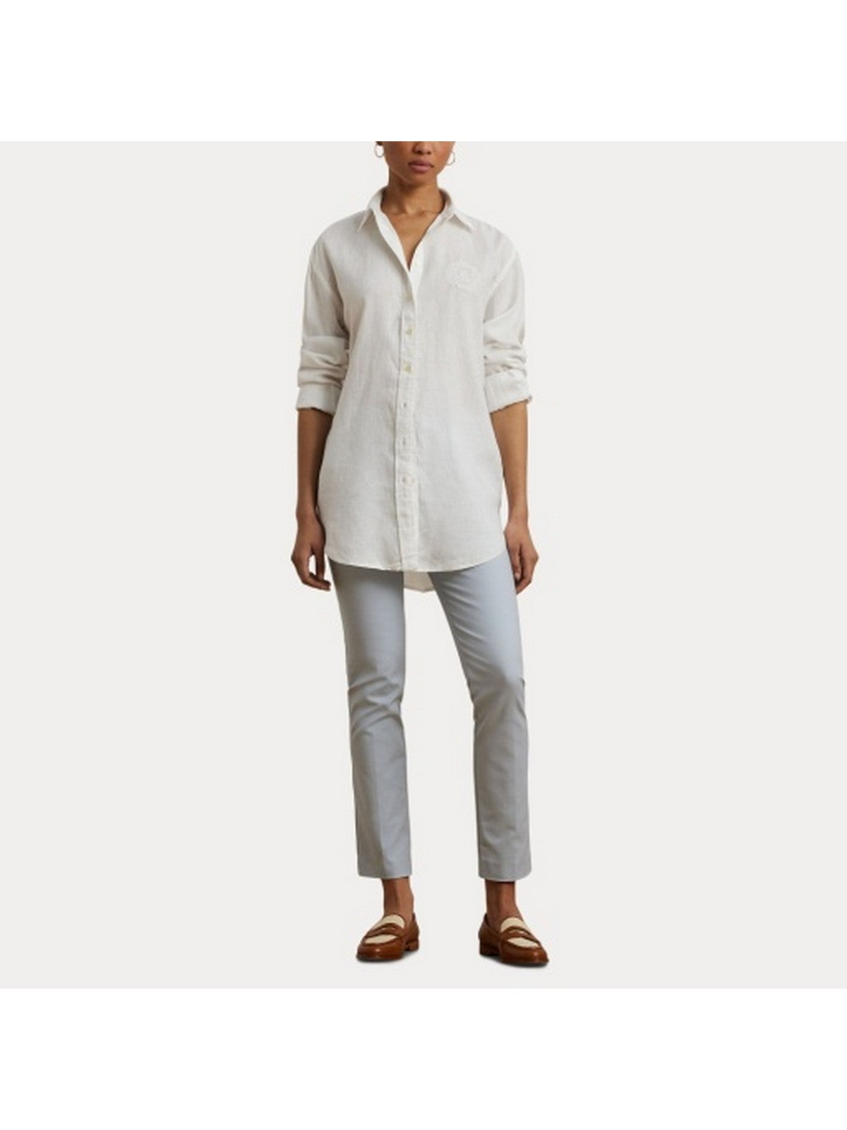 LAUREN RALPH LAUREN Camicia Donna ZAVANDRA 200966201 001 Bianco gioboutiqueweb