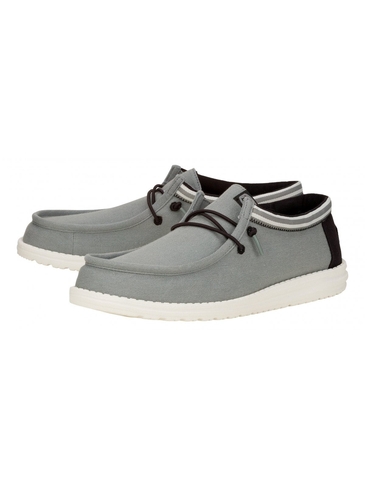 HEY DUDE Mocassino Uomo Wally Letterman HD.40715 00J Grigio gioboutiqueweb