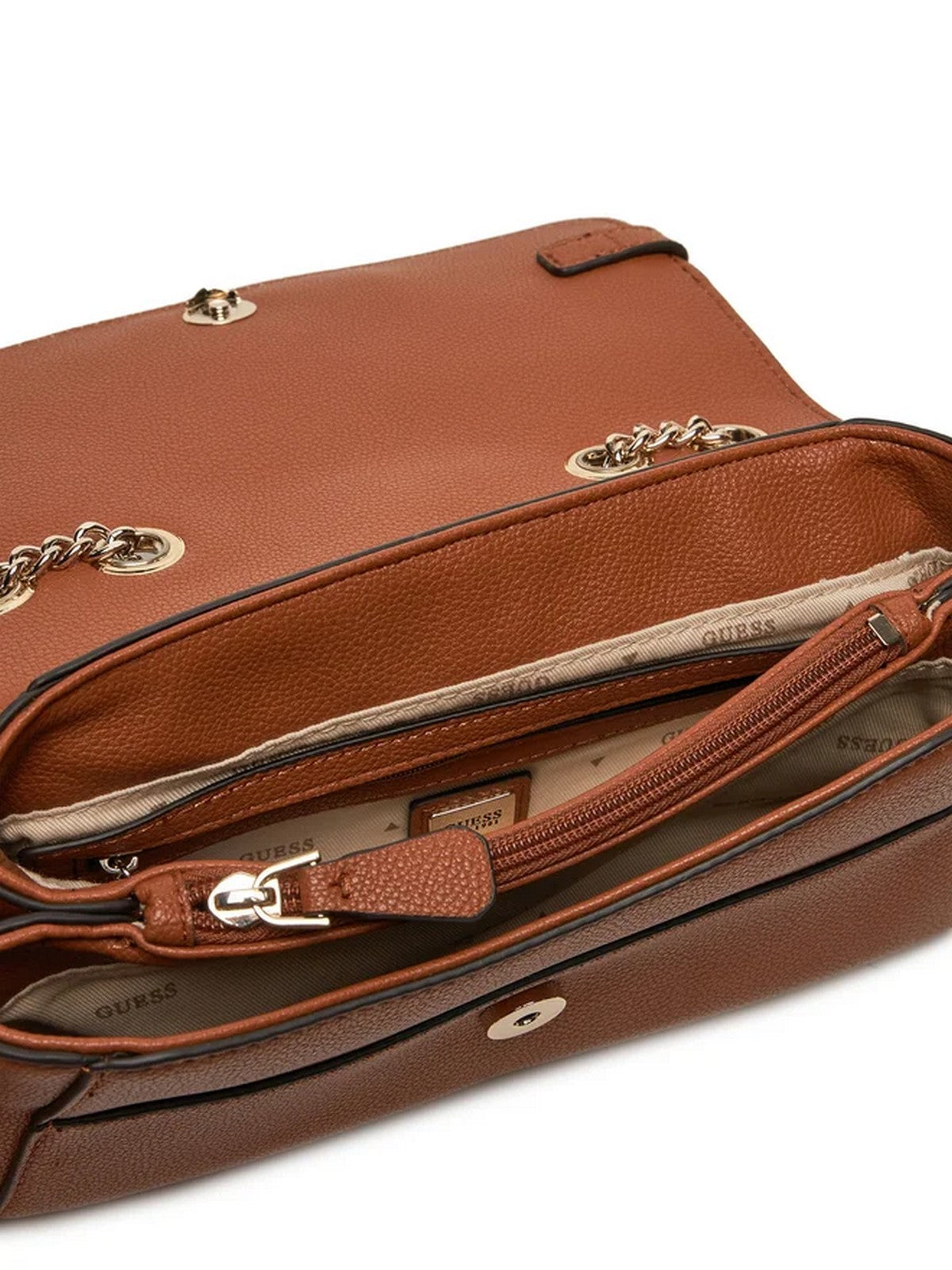 Devinez le sac pour femmes Silvye convertible Xbody rabat Hwbg95 27210 Cog Marrone