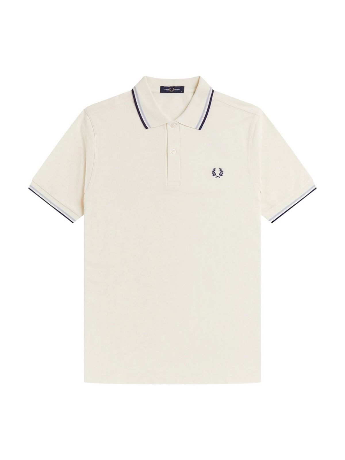 FRED PERRY Polo Uomo FP-M3600P 94B ECRU/DSKBL/FRNVY