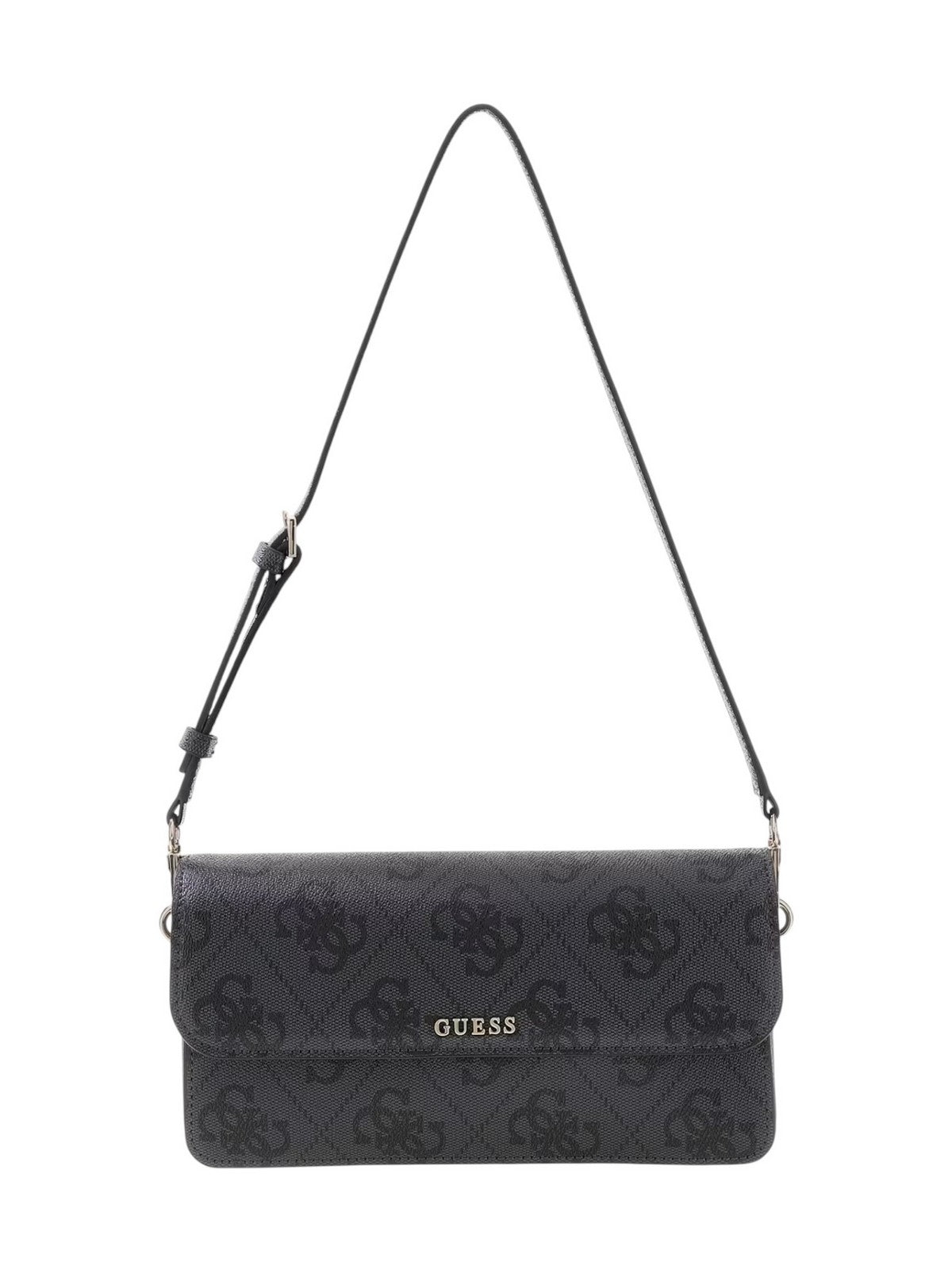 GUESS Borsa Donna SADIE FLAP SHOULDER BAG HWOS81 18190 CLO COAL LOGO