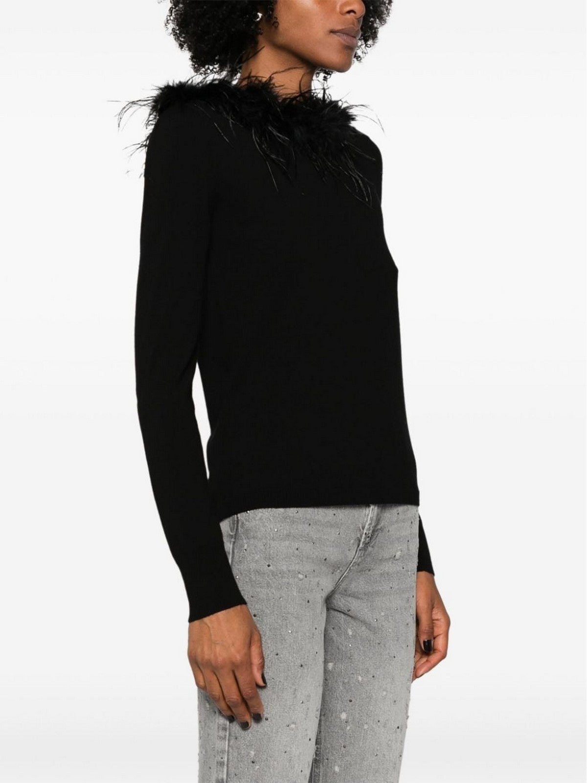 TWINSET Maglia Donna 242TP3900 00006 Nero gioboutiqueweb