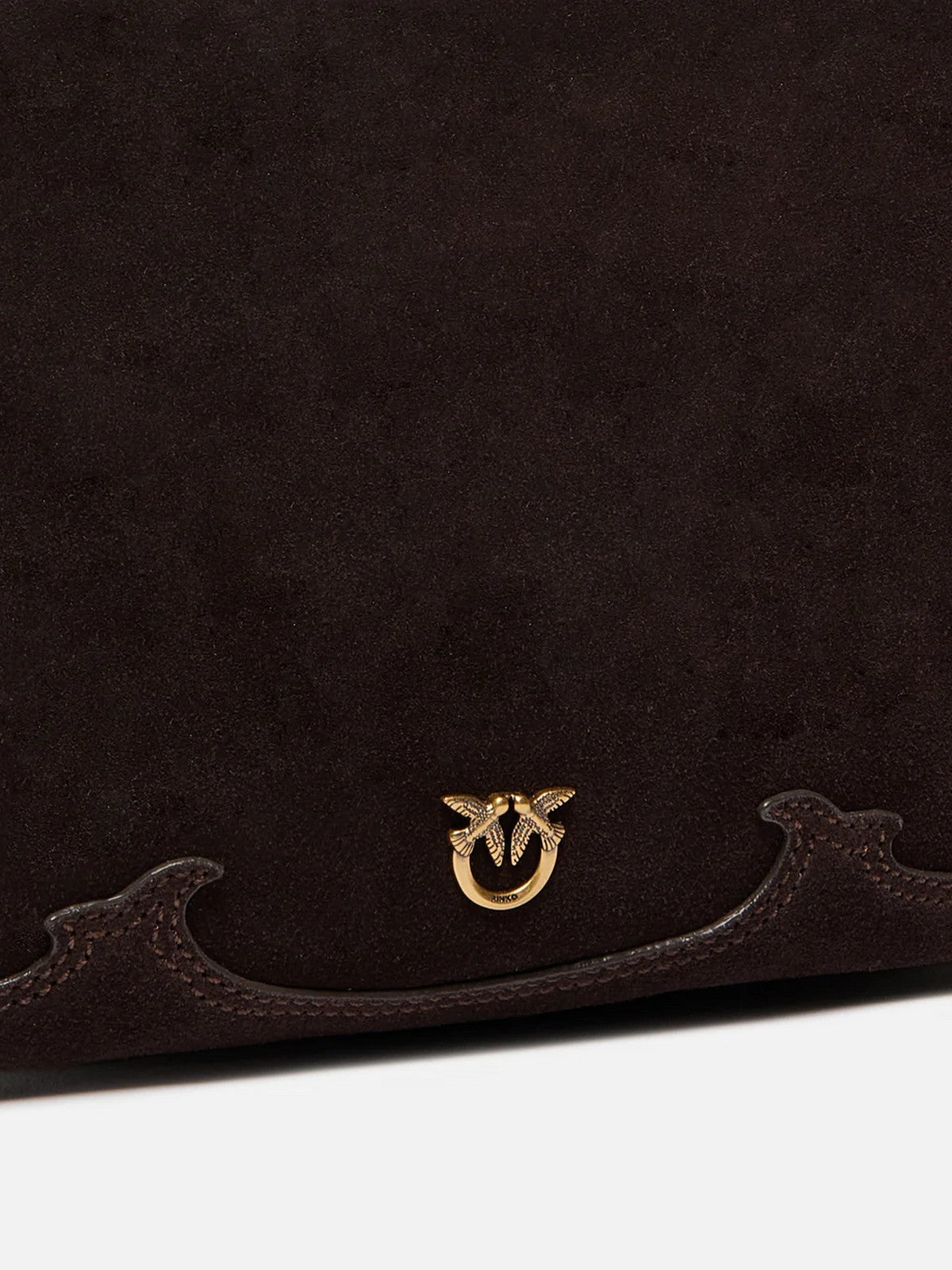 PINKO Borsa Donna TRIPLET MINI FRINGES SUEDE 106665-A0F6 M11P MARRONE CAFFE'-MIX