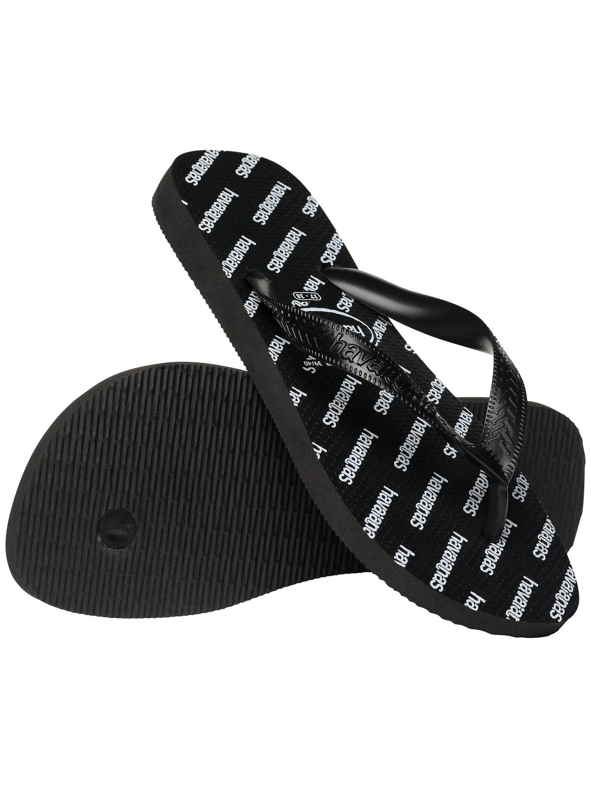 HAVAIANAS Infradito Uomo Hav. Top logomania essential 4149891.0090 Nero gioboutiqueweb