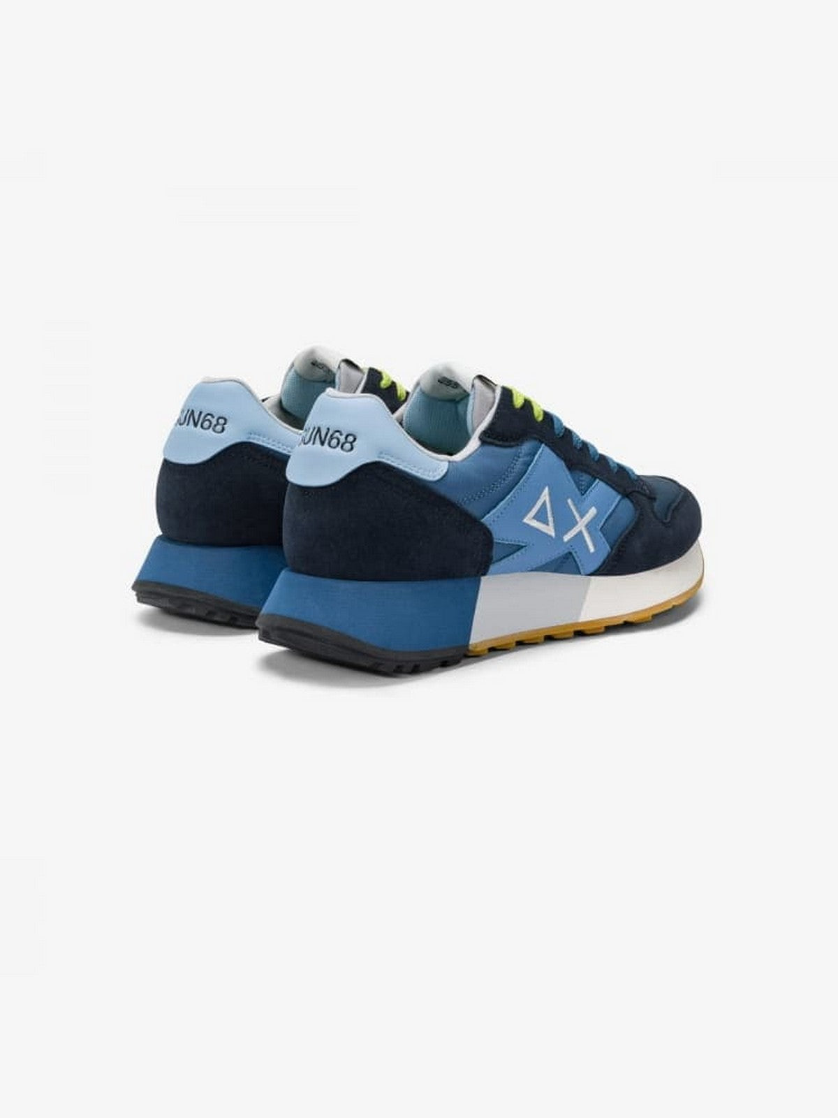 SUN68 Sneaker Uomo JAKI 2.0 BICOLOR Z35112 0780 Blu gioboutiqueweb