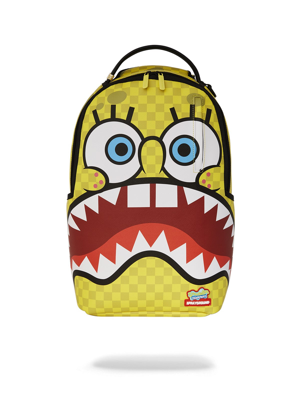 SPRAYGROUND Zaino Uomo SPONGEBOB CHECKERBOB DLXSV BACKPACK 910B7011NSZ GIALLO
