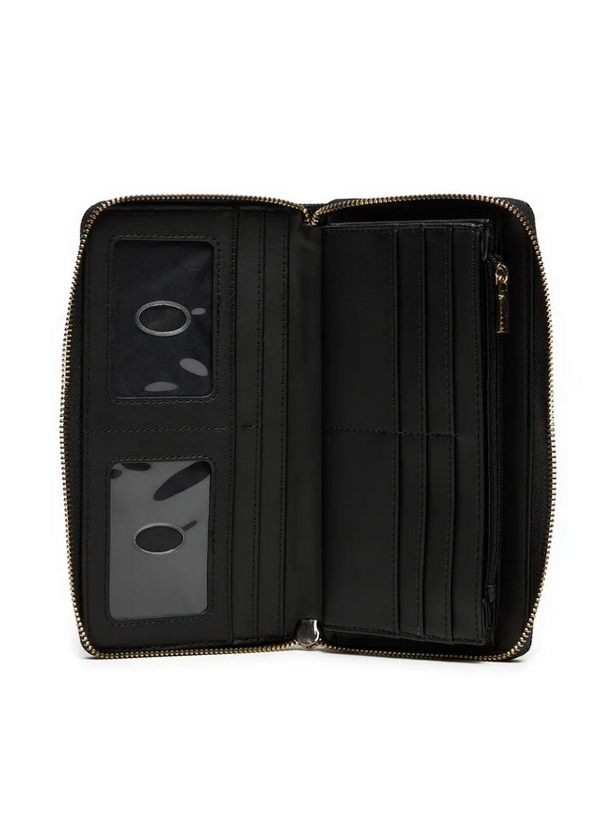 GUESS Portafoglio Donna LAUREL SLG CHEQUE ORGANIZER SWZG85 00163 BLA Nero gioboutiqueweb