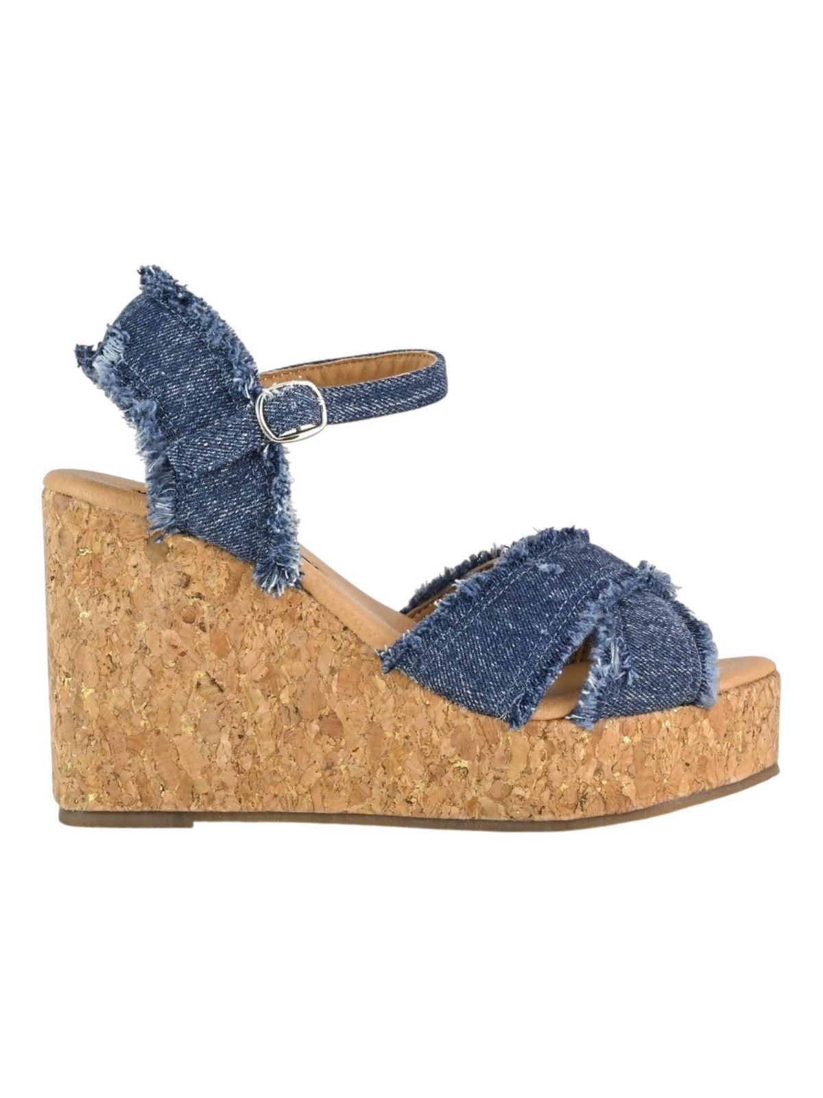 COLORS OF CALIFORNIA Sandalo Donna Jute wedge Denim & Cork HC.CAPRI14 DEN DEN