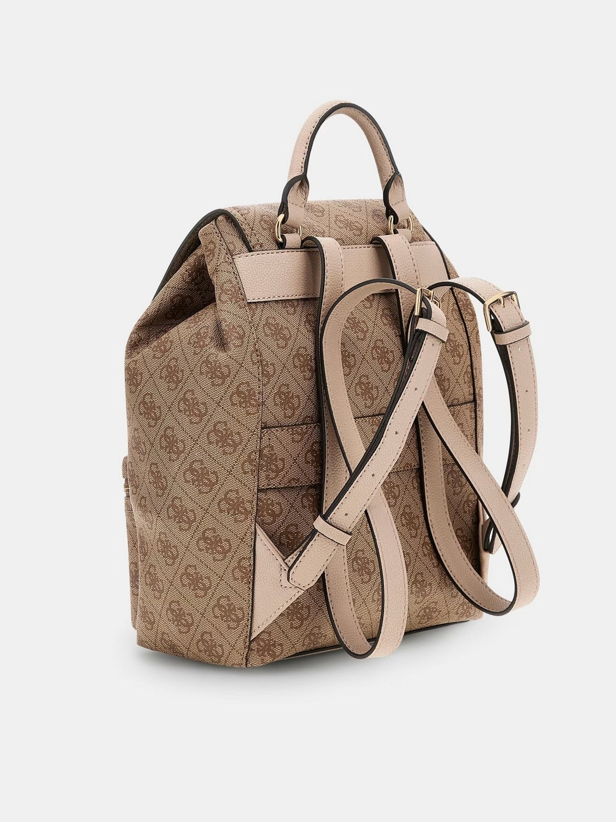 GUESS Zaino Donna MANHATTAN II FLAP BACKPACK HWSG71 18310 LTL LATTE LOGO