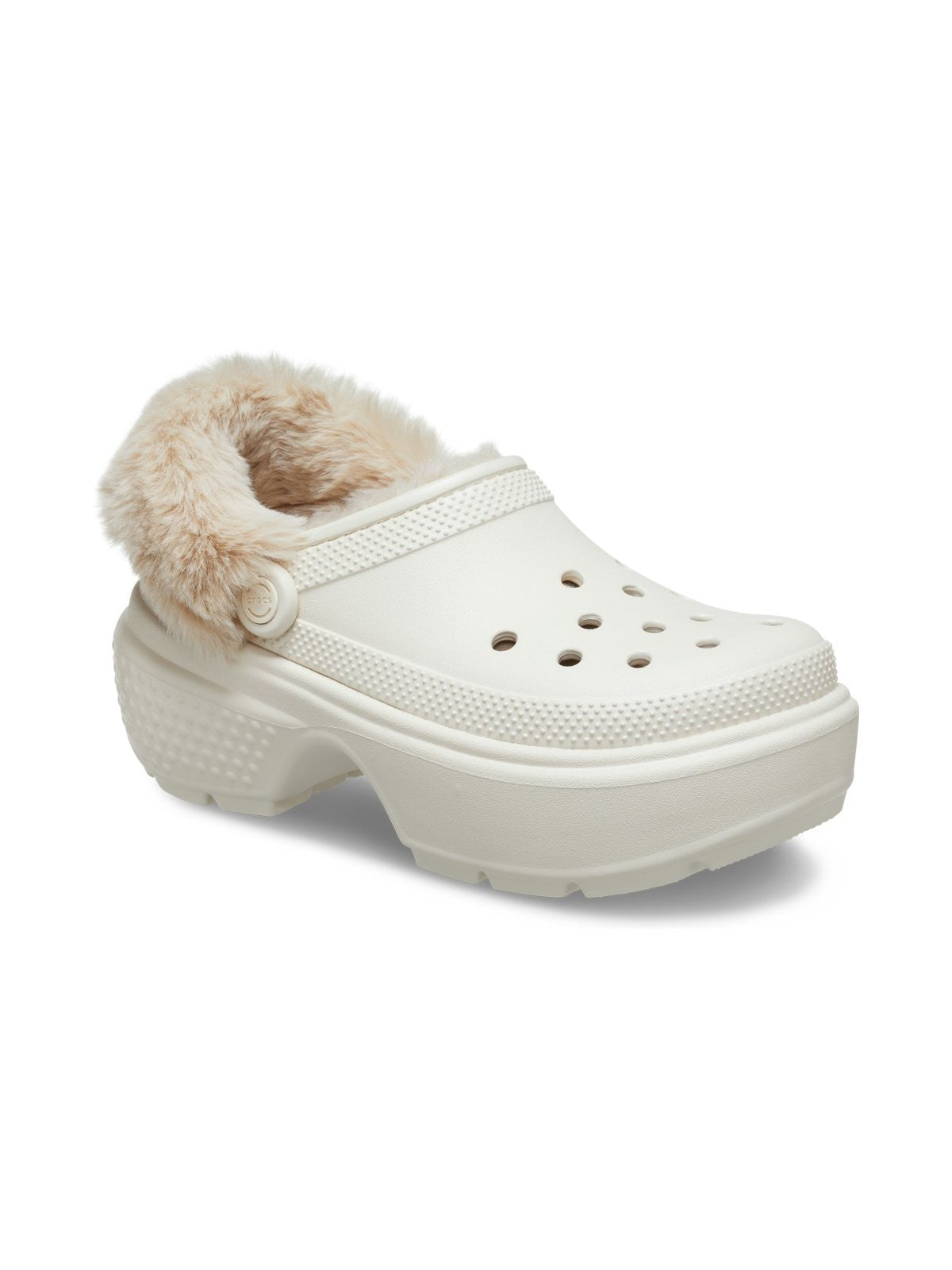 CROCS Ciabatta Donna Stomp Lined Clog 208546 STUC Beige gioboutiqueweb