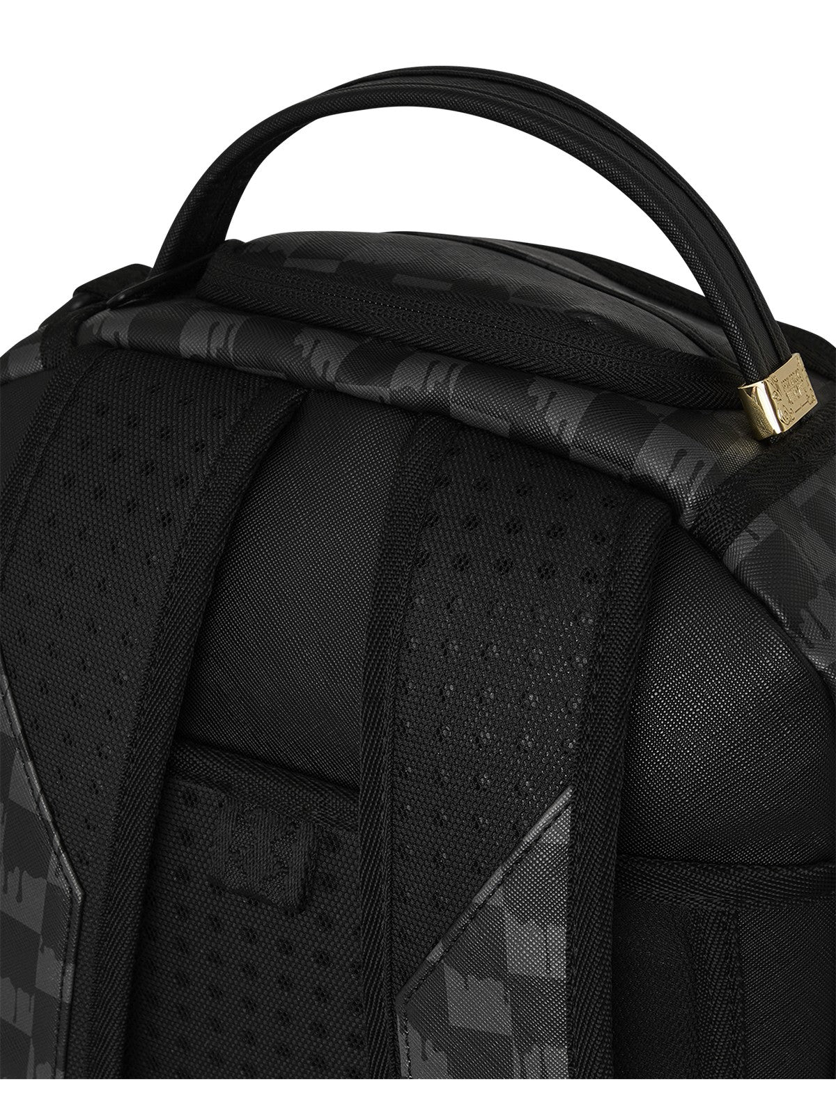 SPRAYGROUND Zaino Uomo HANGOVER DRIP CHECK BACKPACK 910B6777NSZ Nero gioboutiqueweb