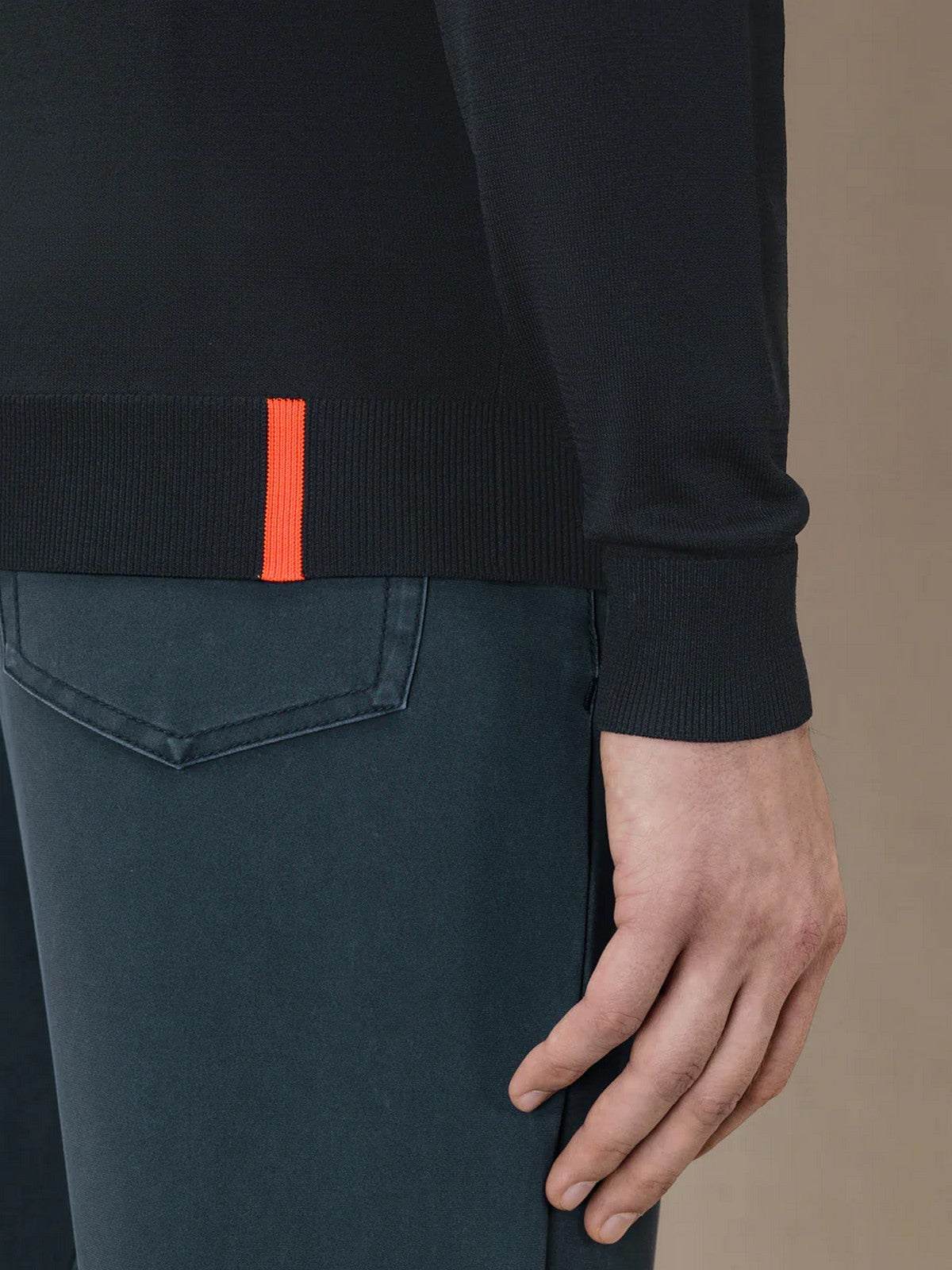 RRD Maglione Uomo MAXELL ROUND KNIT W24158 60 Blu gioboutiqueweb