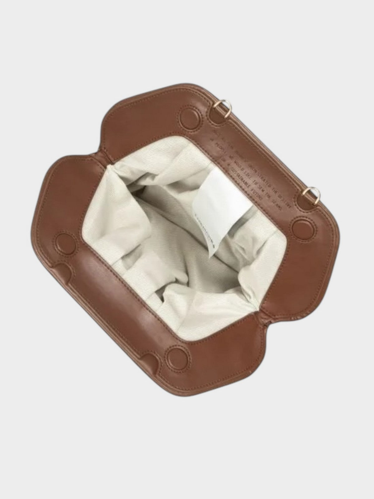 THEMOIRè Bios Medium rafia vegan fabric bag beige brown eco-friendly design