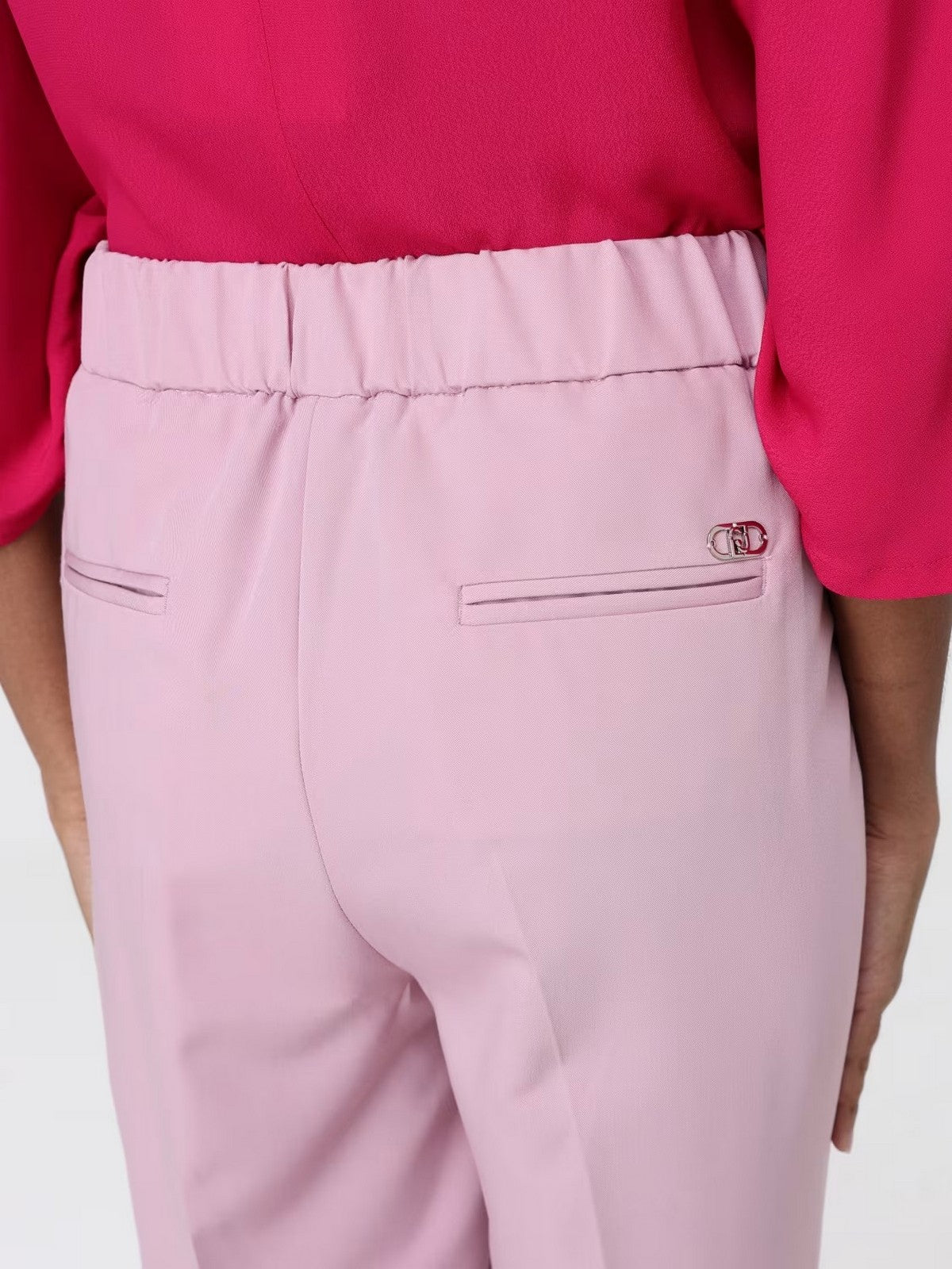 LIU JO WHITE Pantalone Donna WA5287T1811 51906 ROSE gioboutiqueweb