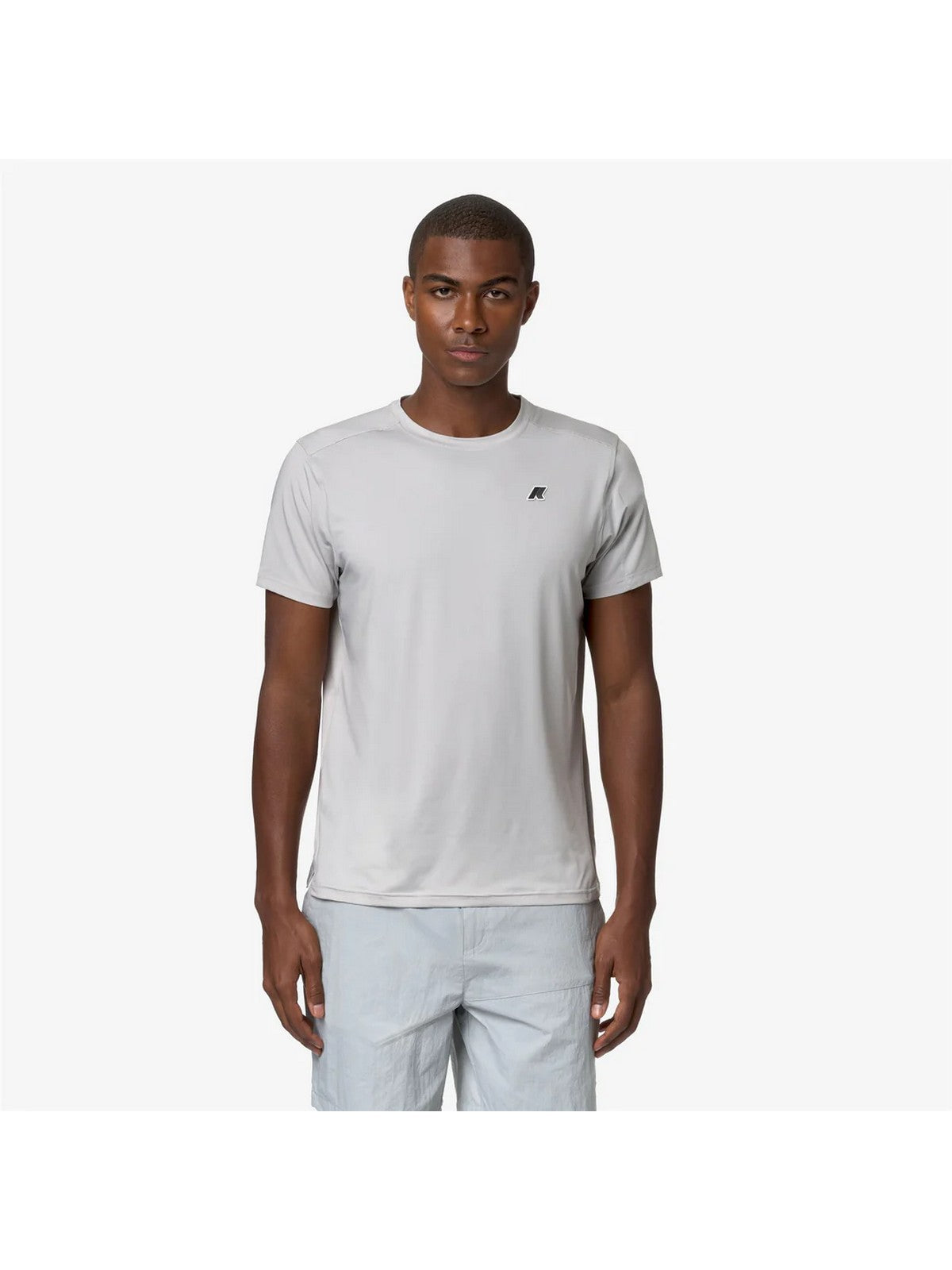 K-WAY T-Shirt e Polo Uomo Montour K71246W 04Y Grigio gioboutiqueweb