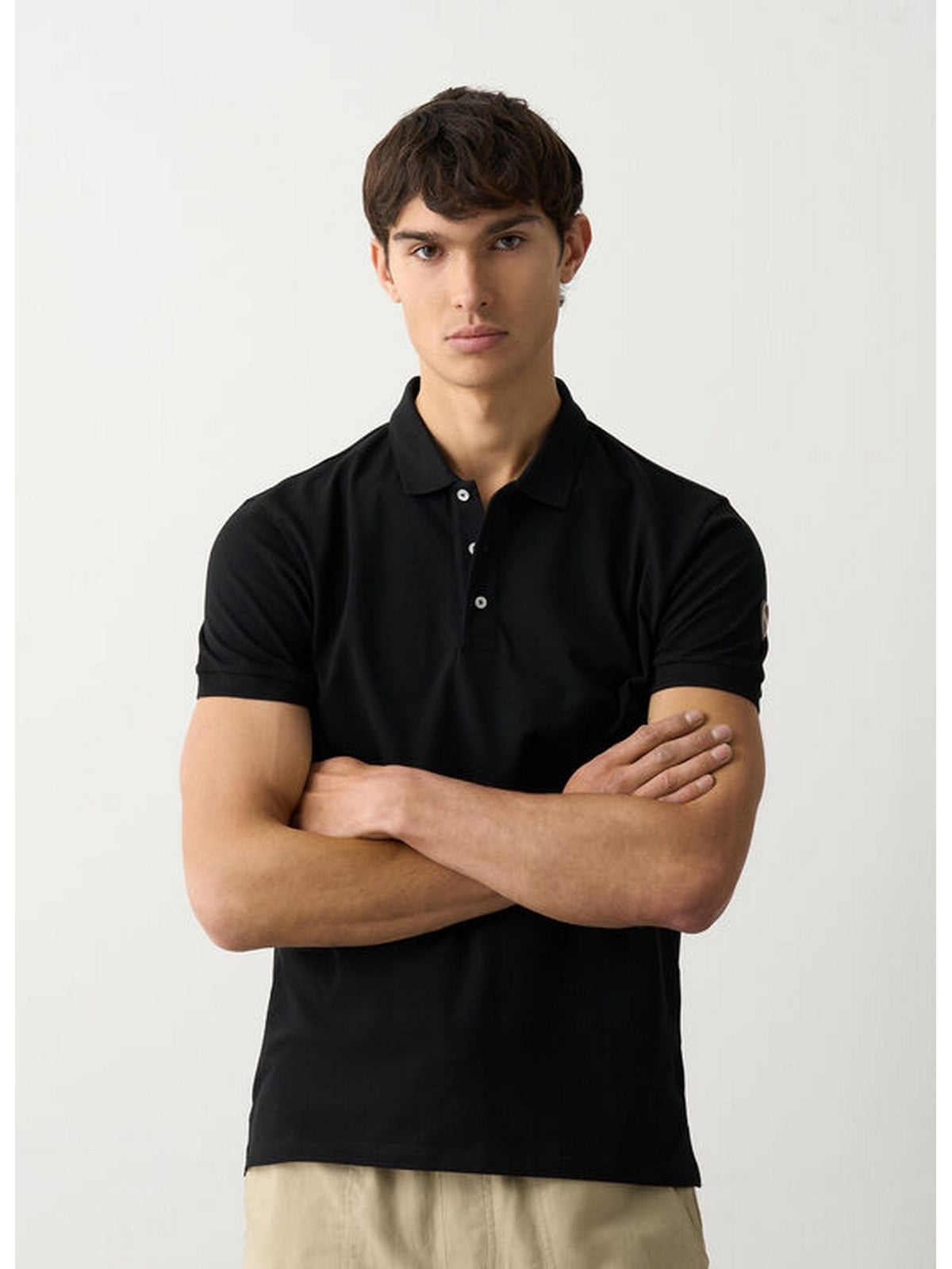 COLMAR Polo Uomo 7646 4SH 99 Nero gioboutiqueweb