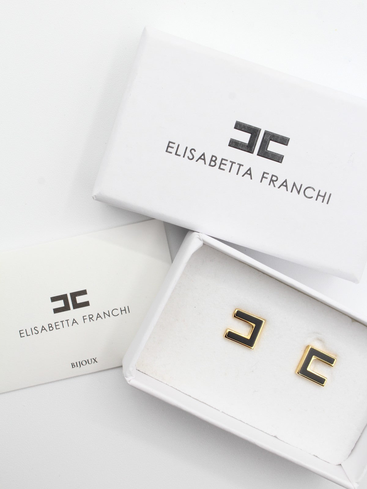 ELISABETTA FRANCHI Women's earrings Or47k51e2-110 black