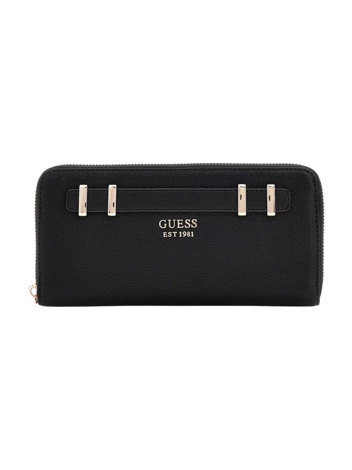 GUESS Portafoglio Donna GREGORIA SLG LARGE ZIP AROUND SWBG85 46146 BLA BLACK