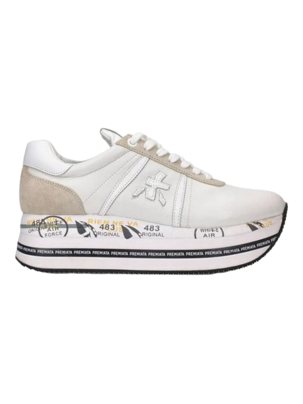 PREMIATA Sneaker Donna Beth BETH VAR 5603 Bianco gioboutiqueweb