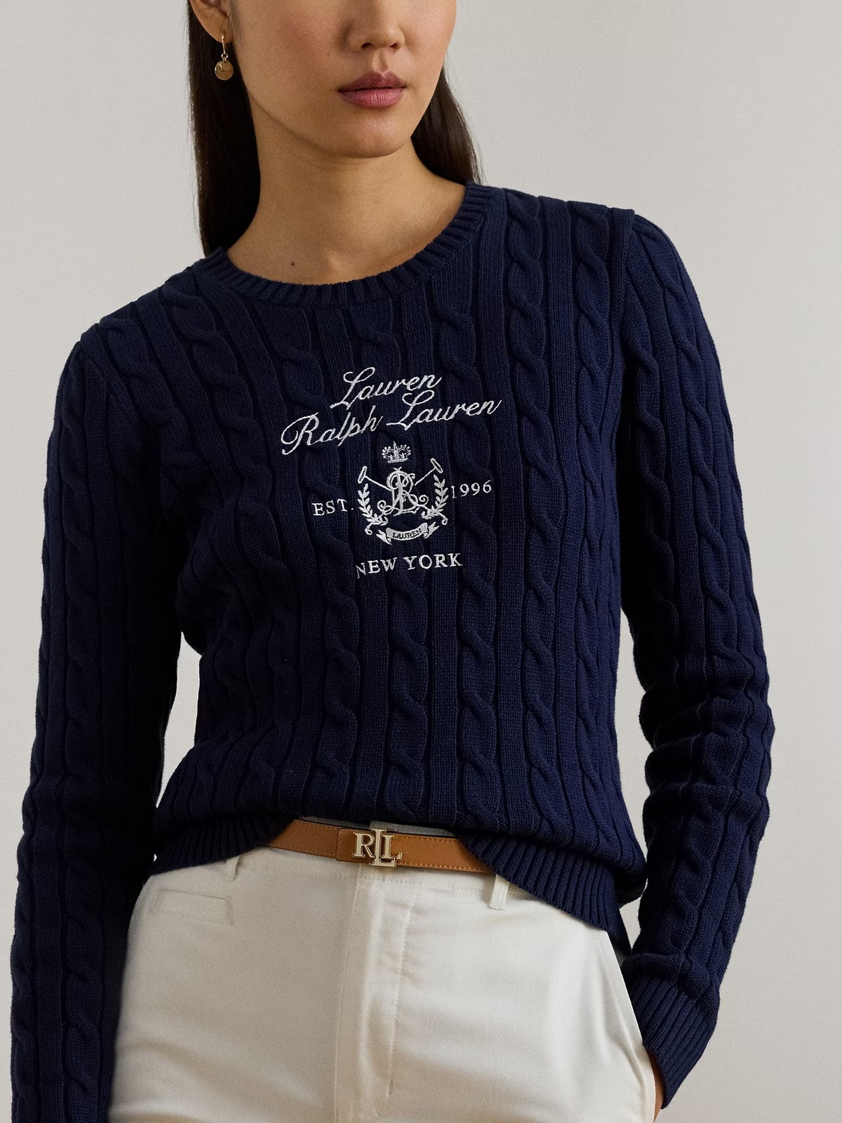 LAUREN RALPH LAUREN Camisa Mujer RINETT-MANGA LARGA-PULLOVER 200P03508 001 REFINED NAVY
