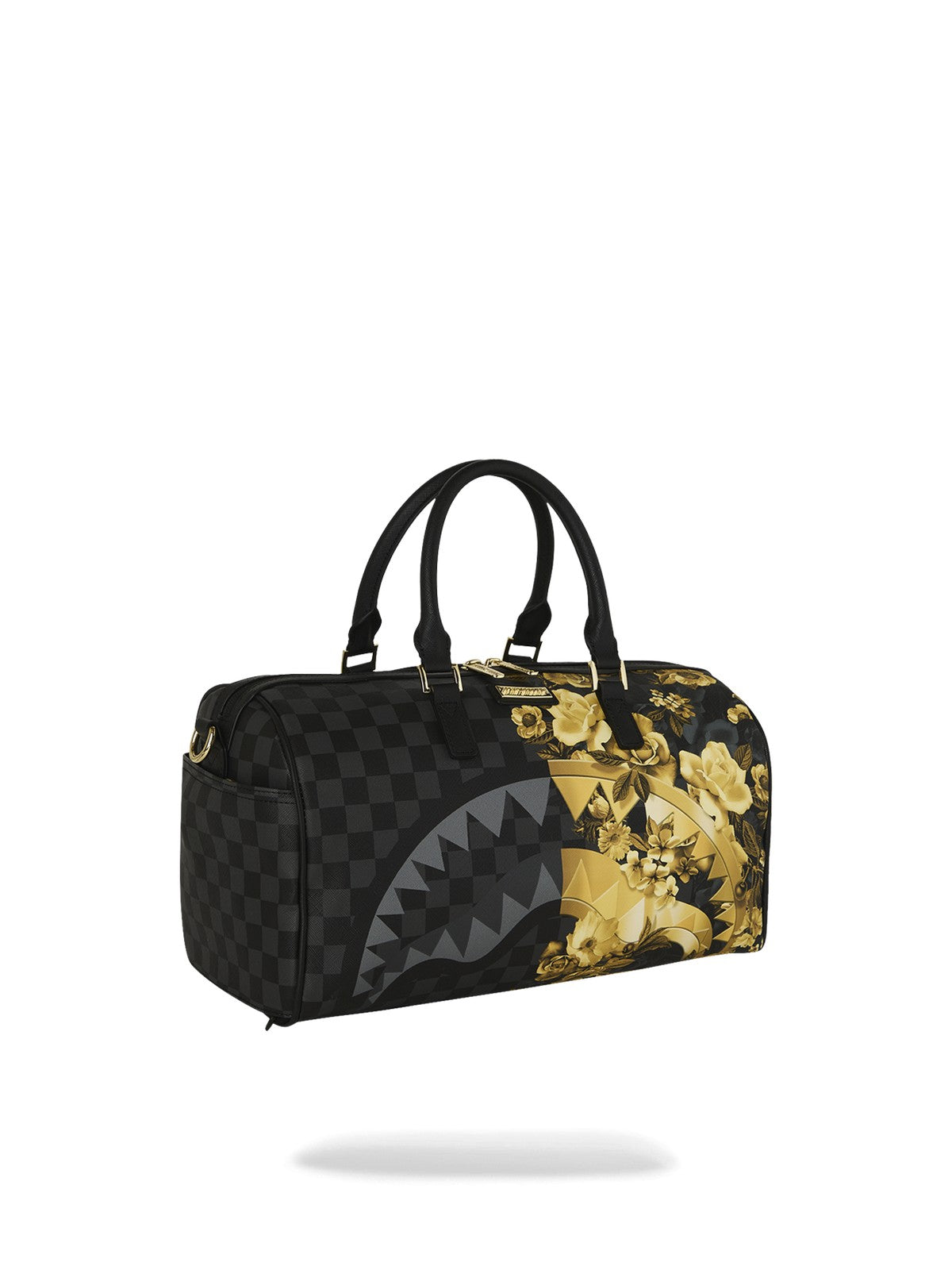 SPRAYGROUND Borsa Unisex adulto GOLD FLORAL REMIX MINI DUFFLE 910D9004NSZ Nero