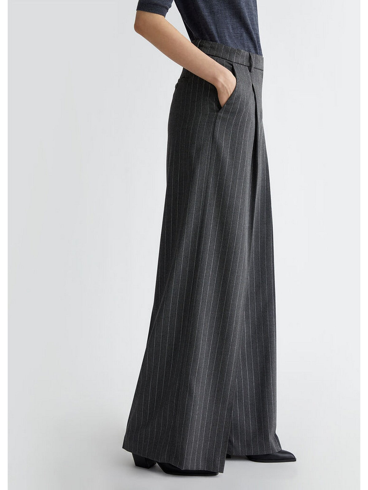 LIU JO WHITE Pantalone Donna WF4304T0788 N9876 Nero gioboutiqueweb