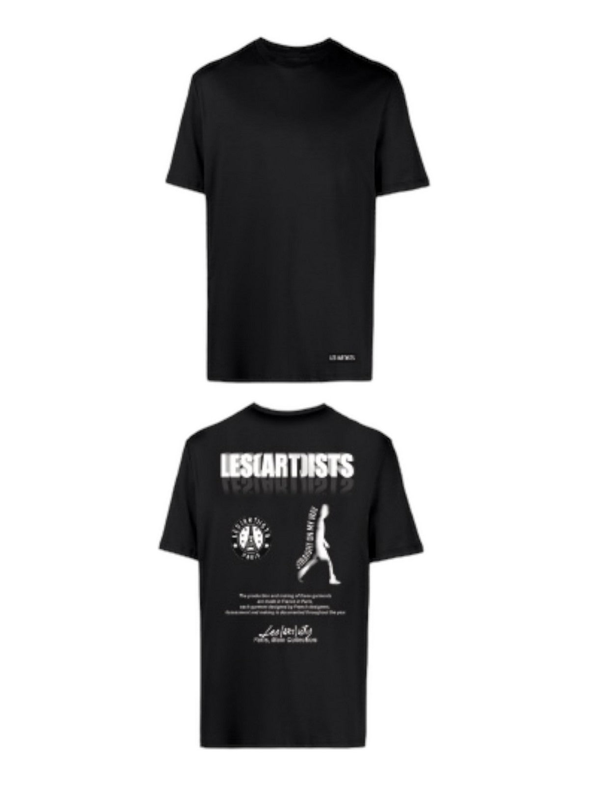 Les Artists T-shirt and Men's Pole 24sslats561 Black