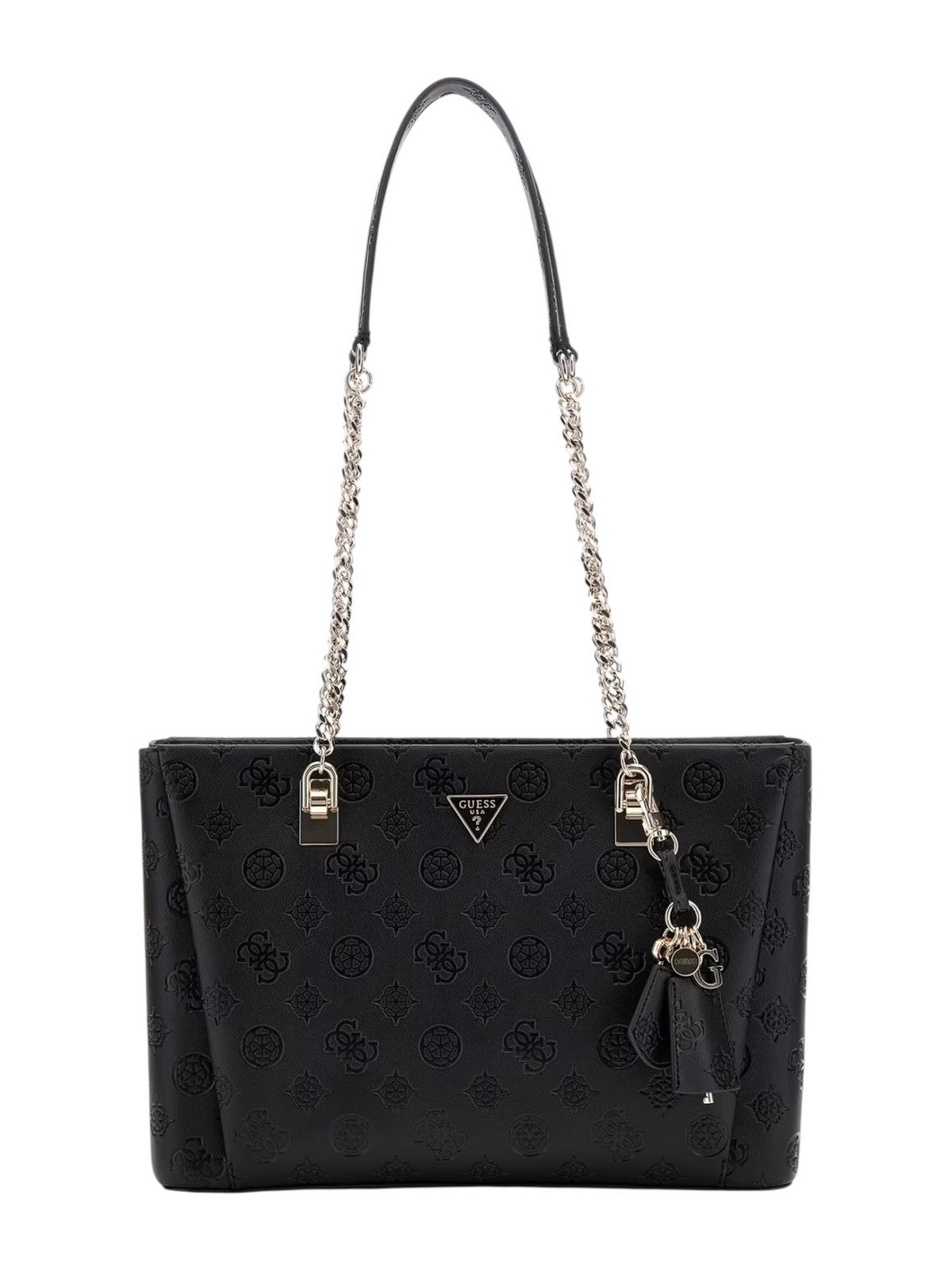 GUESS Borsa Donna TISHA 3 COMP TOTE HWPD77 64230 BLO BLACK LOGO