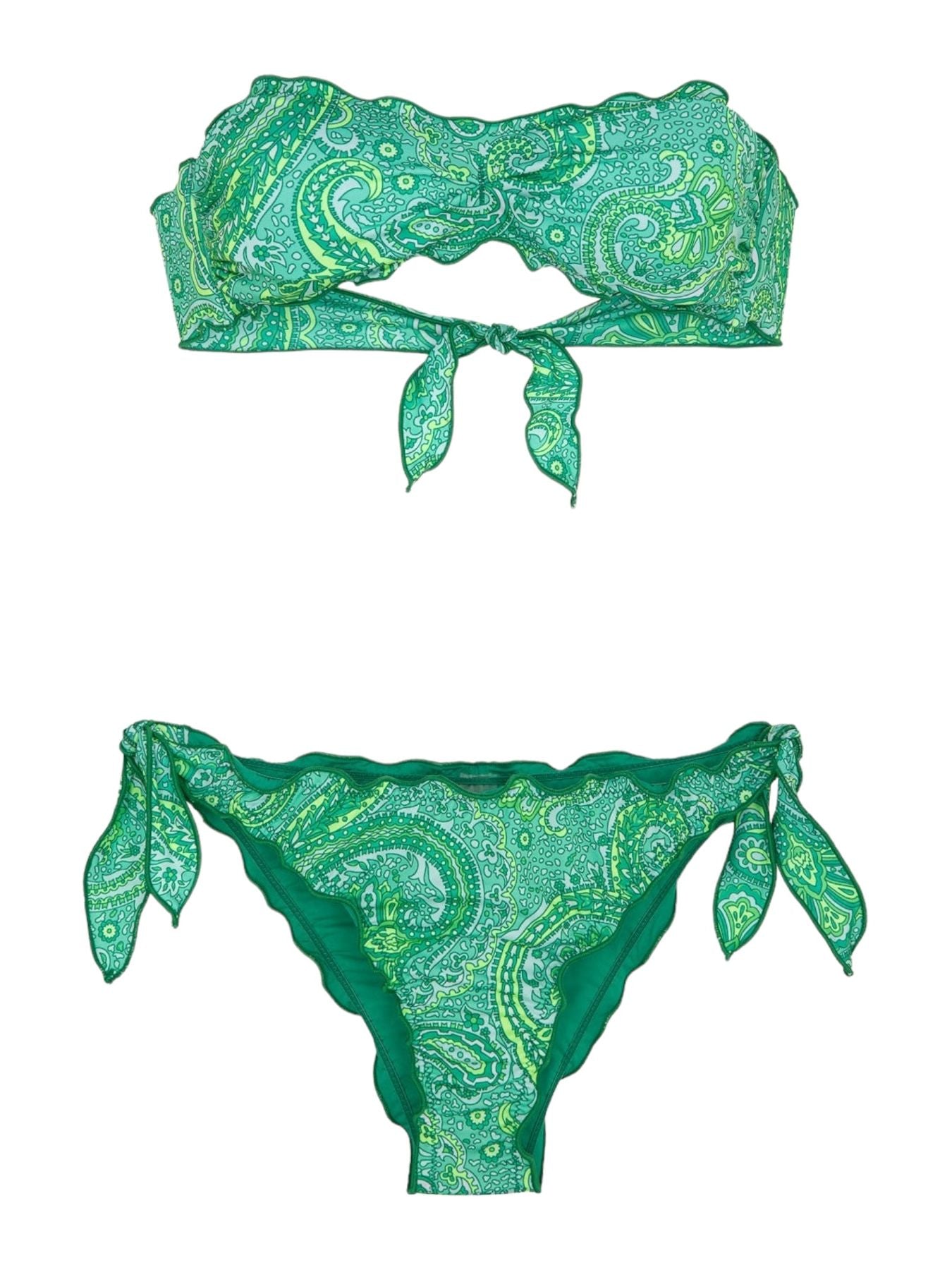 F**K Costume da bagno Donna FK24-1341X12 Verde
